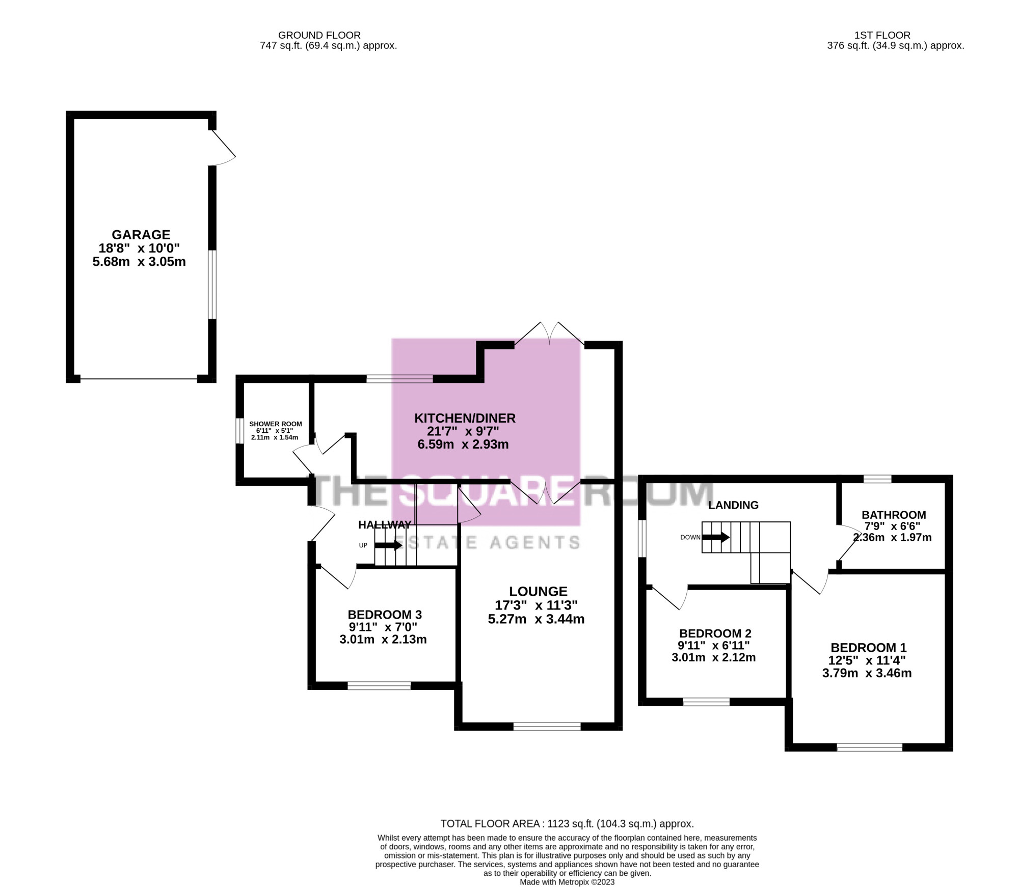 3, Stable Mews, Cleveleys floorplan