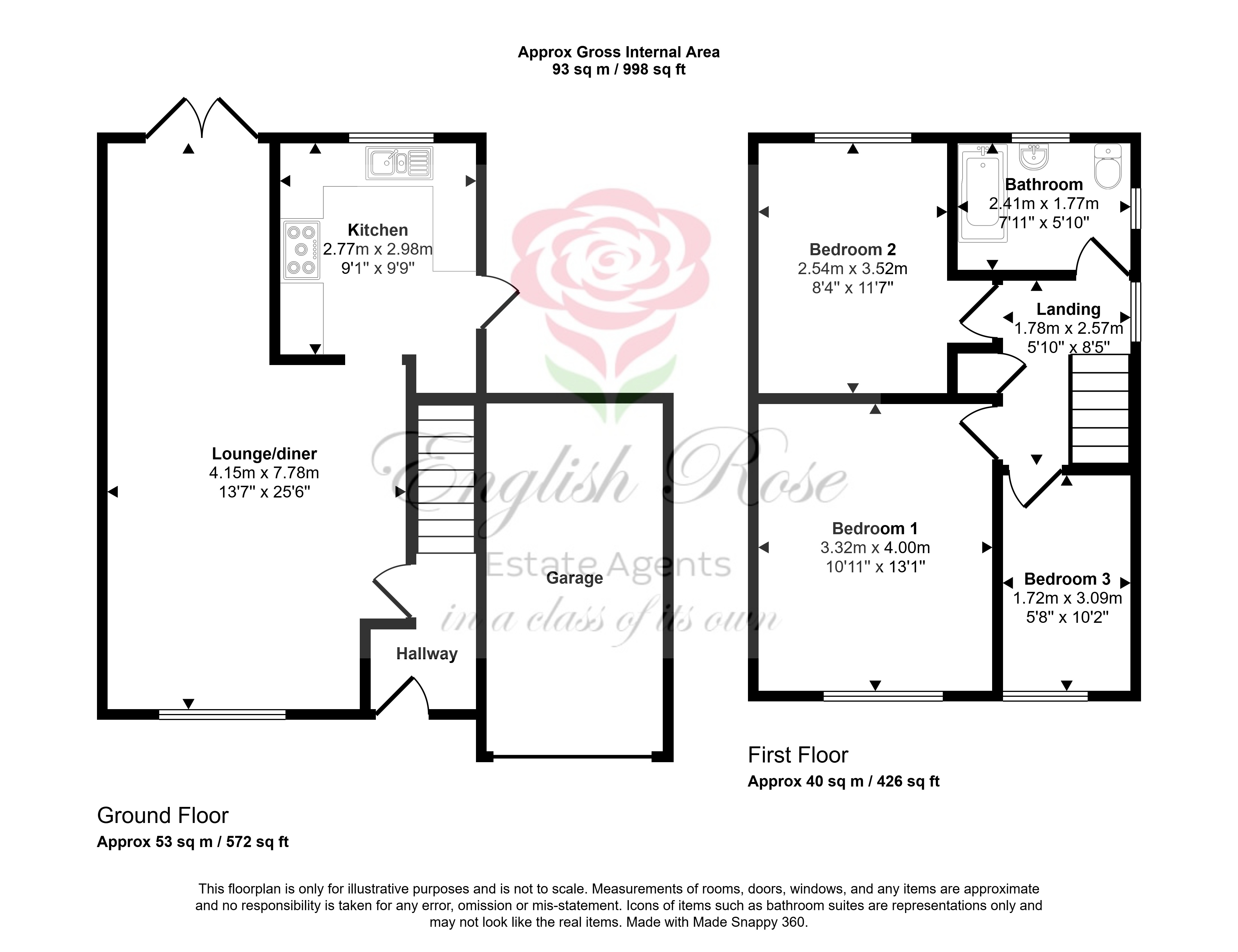 The Copse, Hucknall floorplan