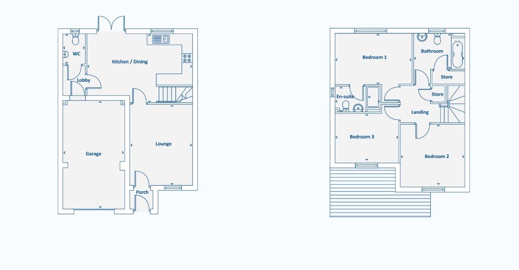Farington Mews - The Harwood,, Goldcrest Avenue, Leyland floorplan