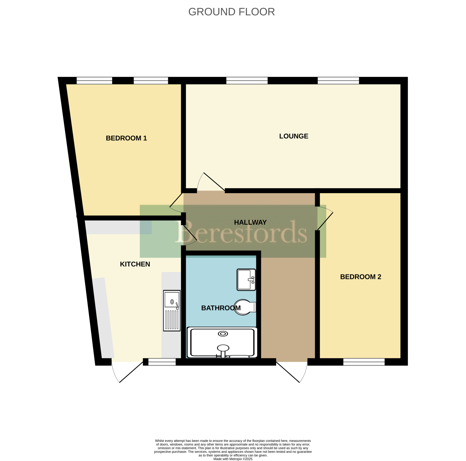 8A Broadway Mansions,, Station Road, Upminster floorplan