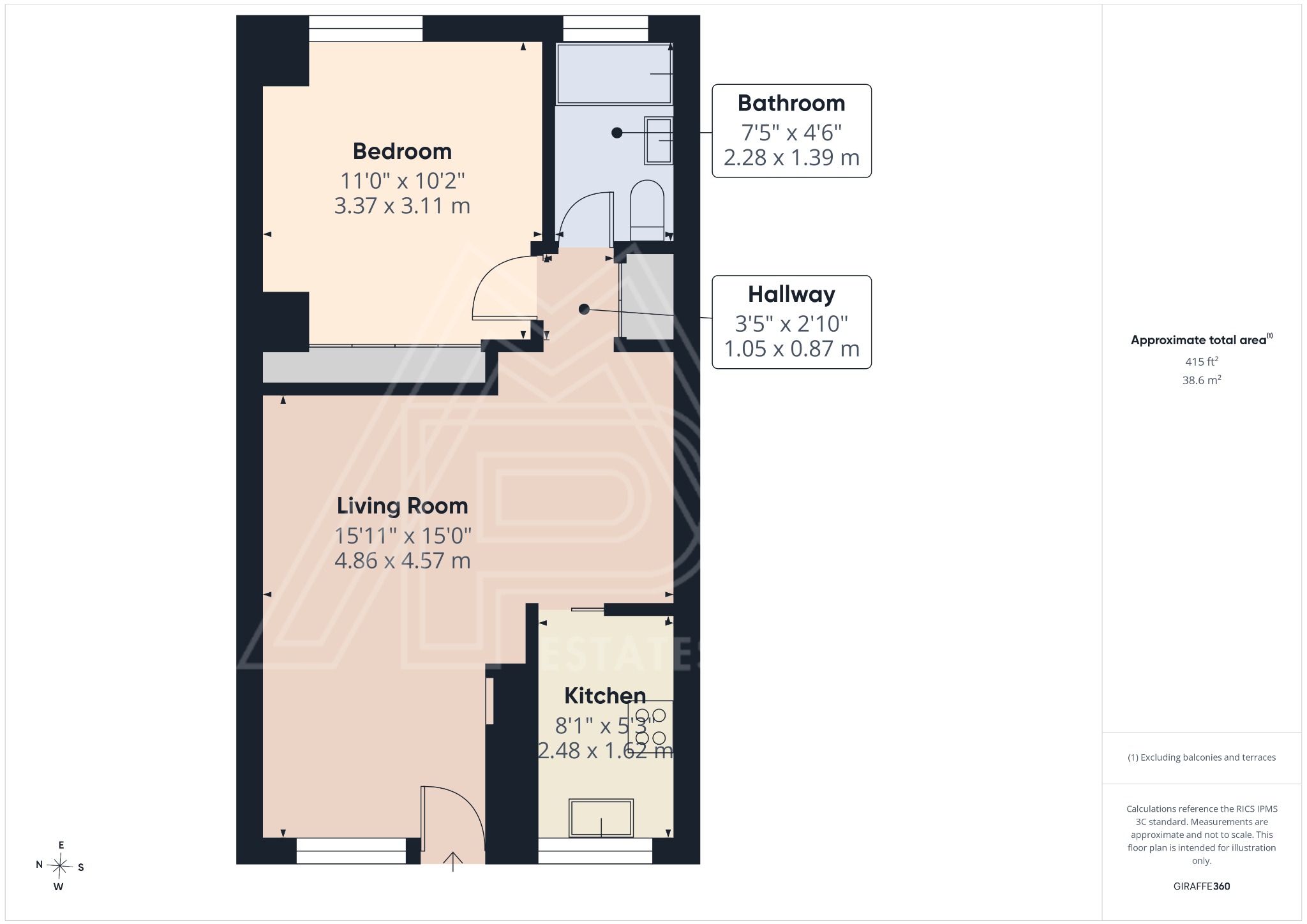 19, Peartree Close, Essex floorplan