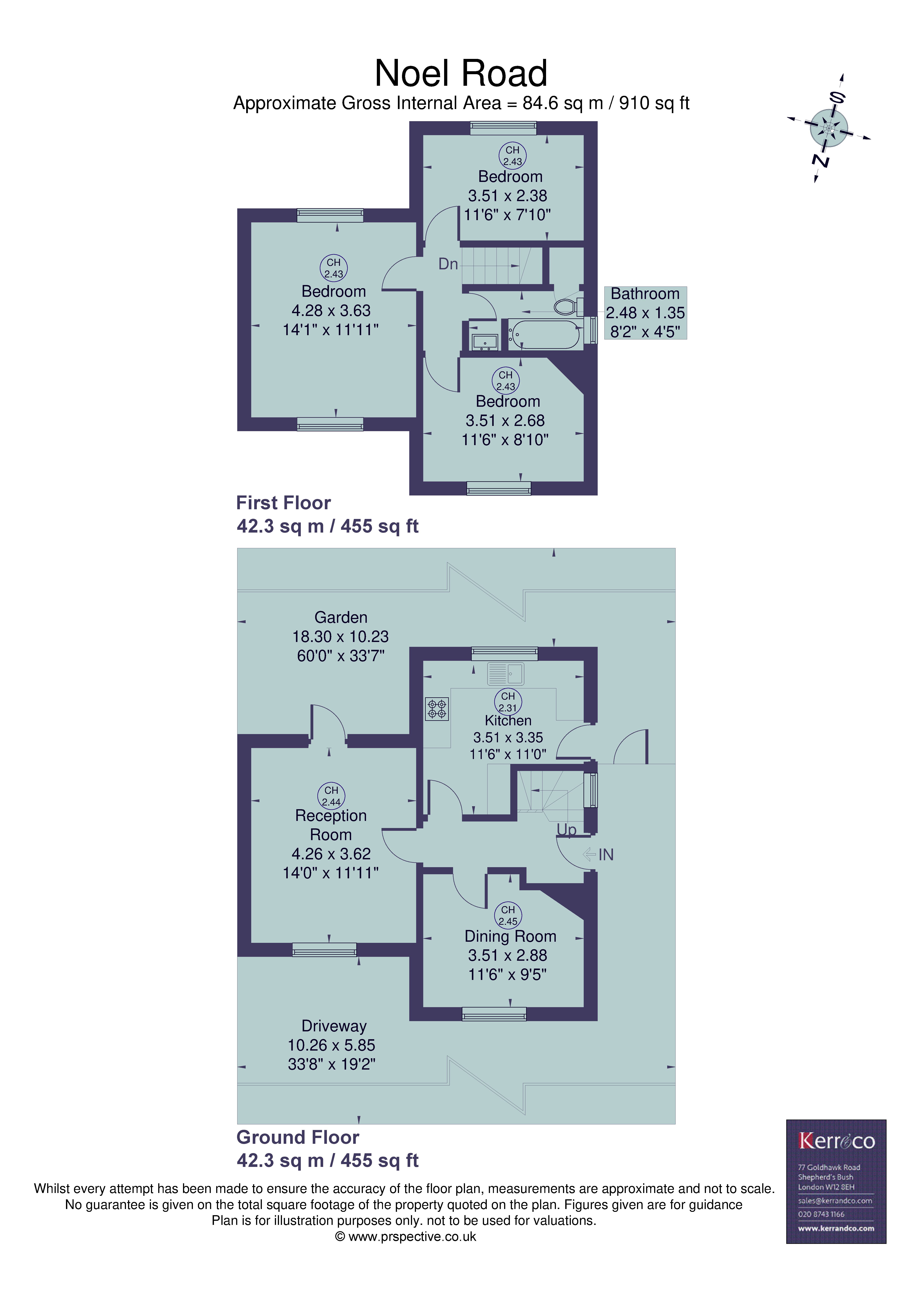 209, Noel Road, London floorplan