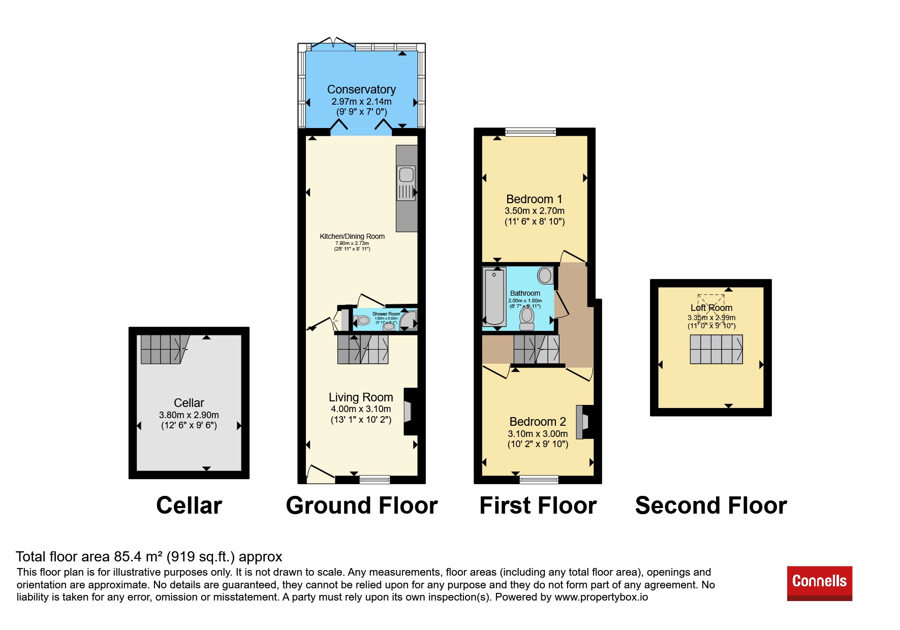 72, Abbey Street, Faversham floorplan