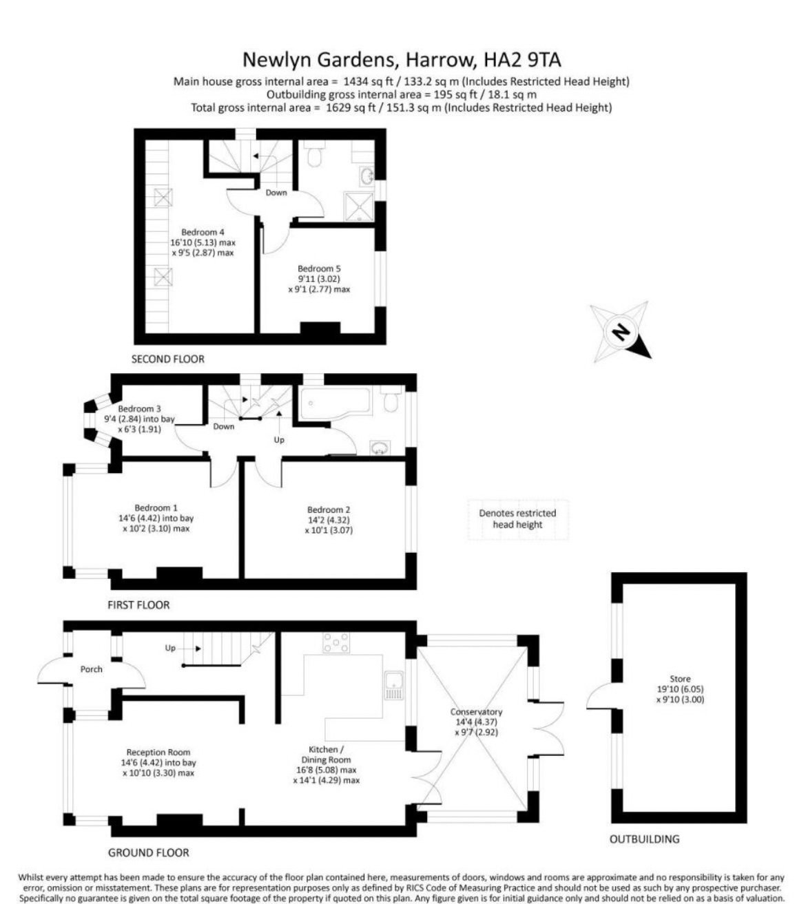 18, Newlyn Gardens, Harrow floorplan