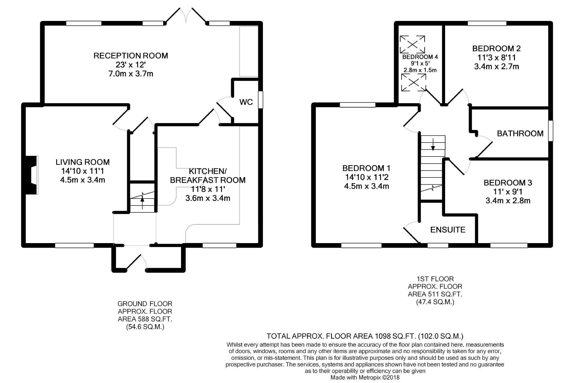 4 Bedrooms Terraced house for sale in Mill Road, Lewes, East Sussex BN7