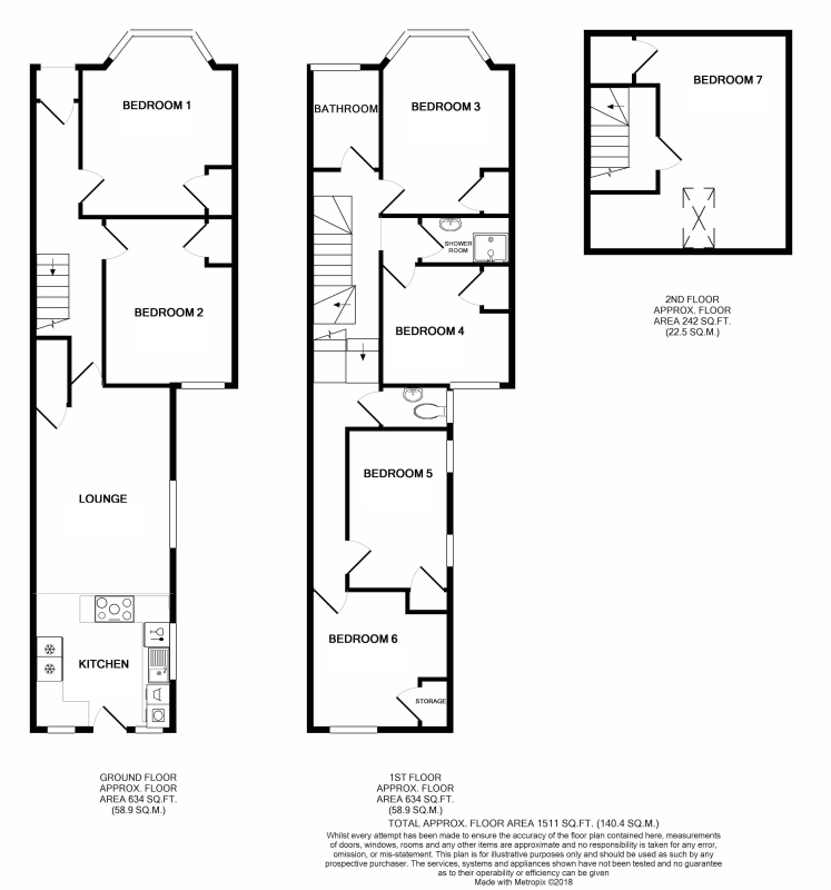 41, Colum Road, Cardiff floorplan