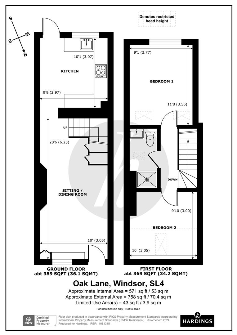 34, Oak Lane, Windsor floorplan