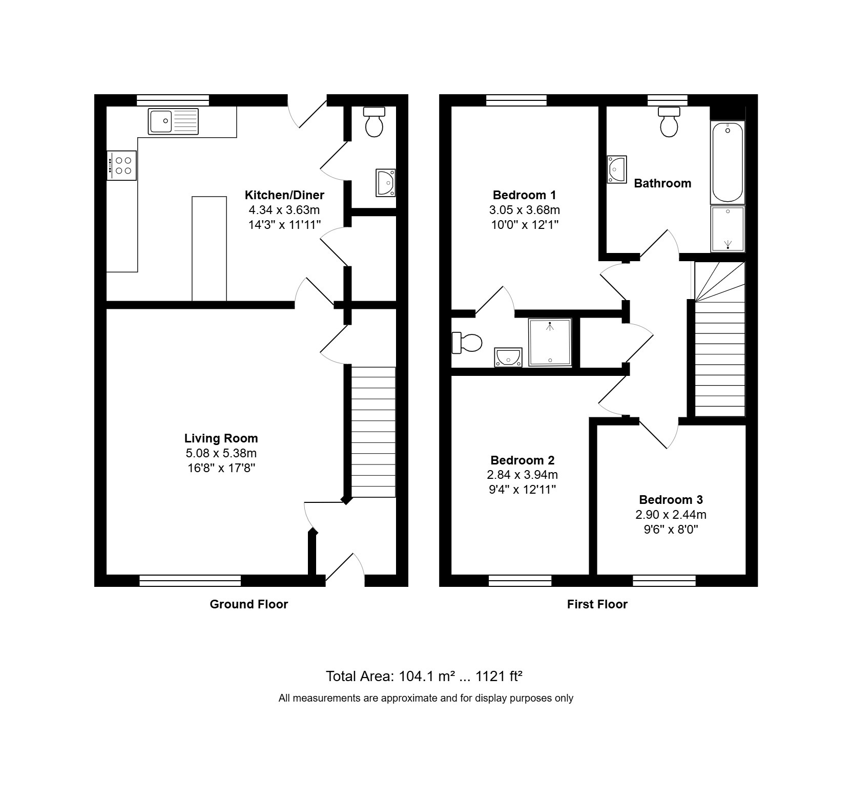 3 Tony Scase Court, Grimston, Norfolk floorplan