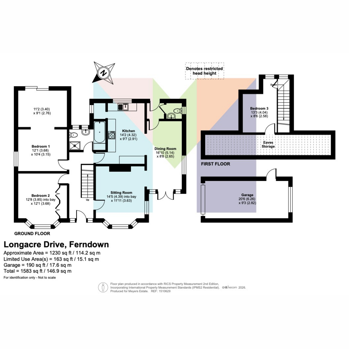 4, Longacre Drive, Ferndown floorplan
