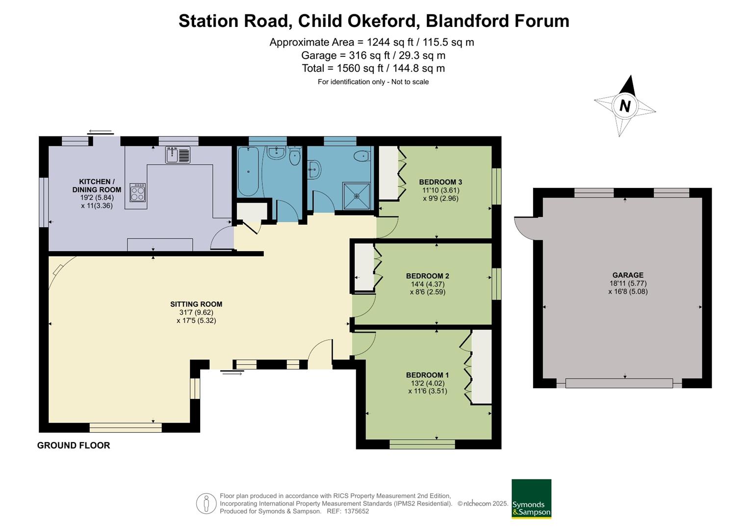 Badgers Sett, Station Road, Blandford Forum floorplan