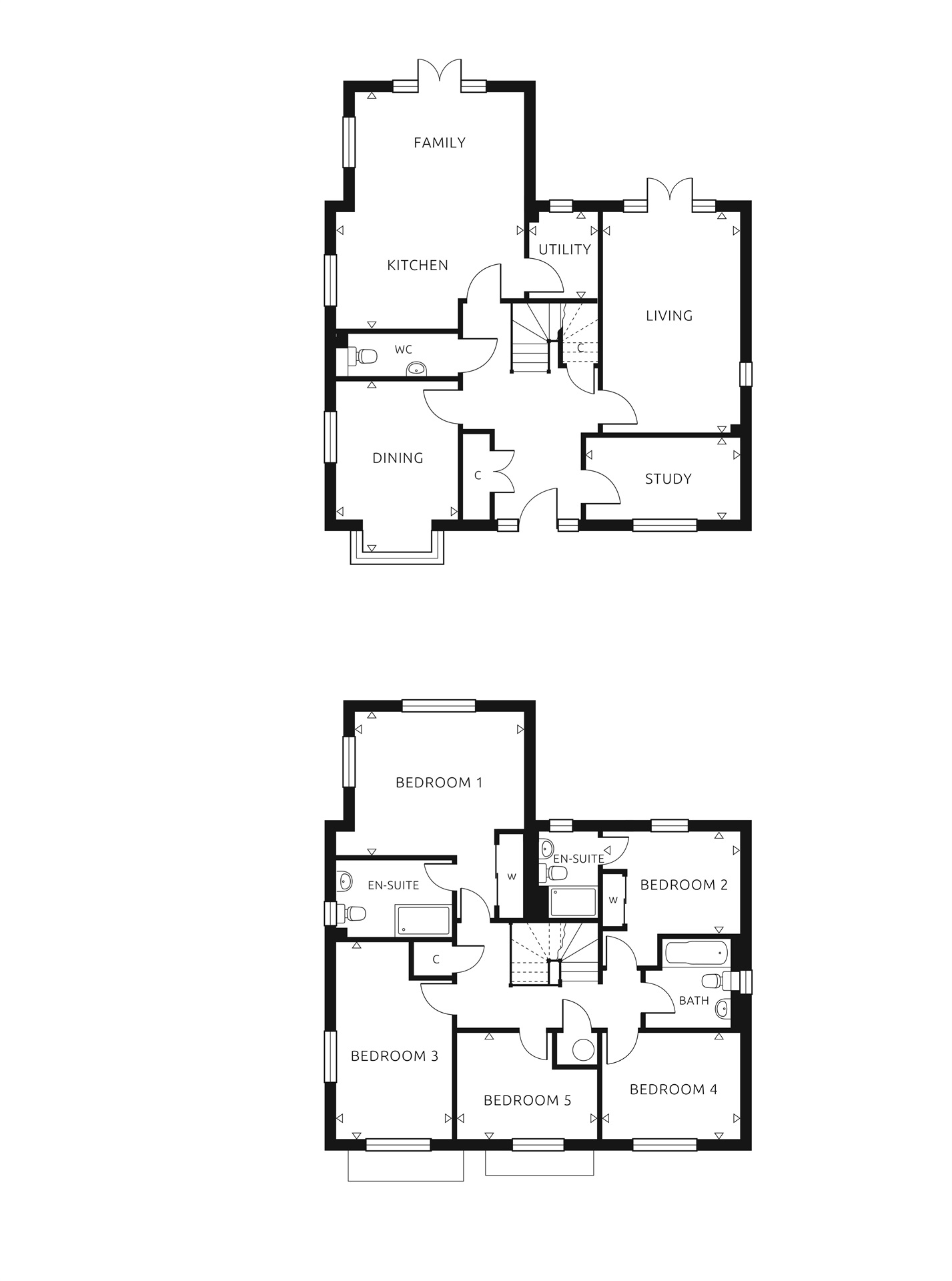Plot 16, The Hornbeam, The Pastures, Grays floorplan