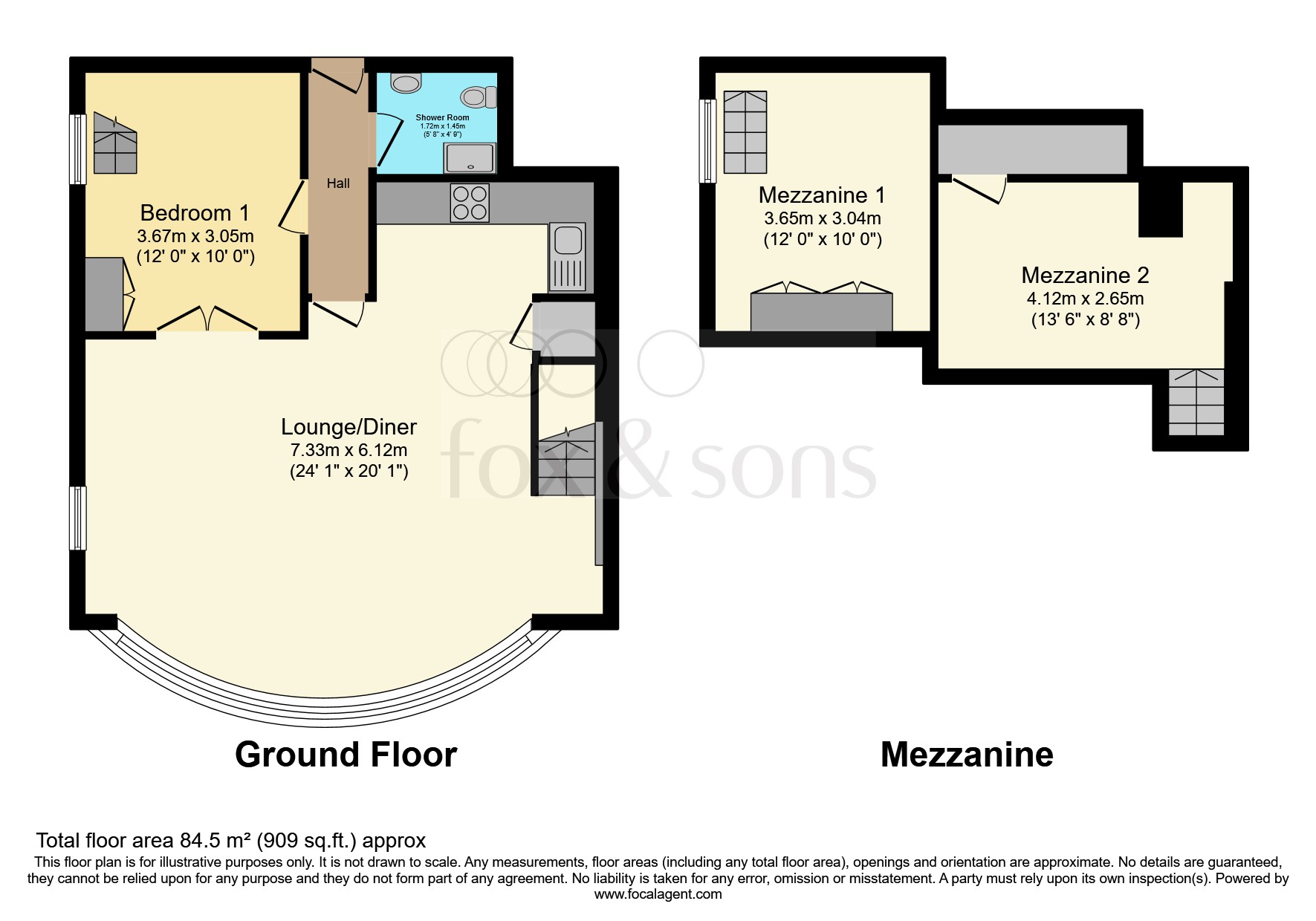 Flat 3, Collingwood House, 127, Marine Parade, Brighton floorplan