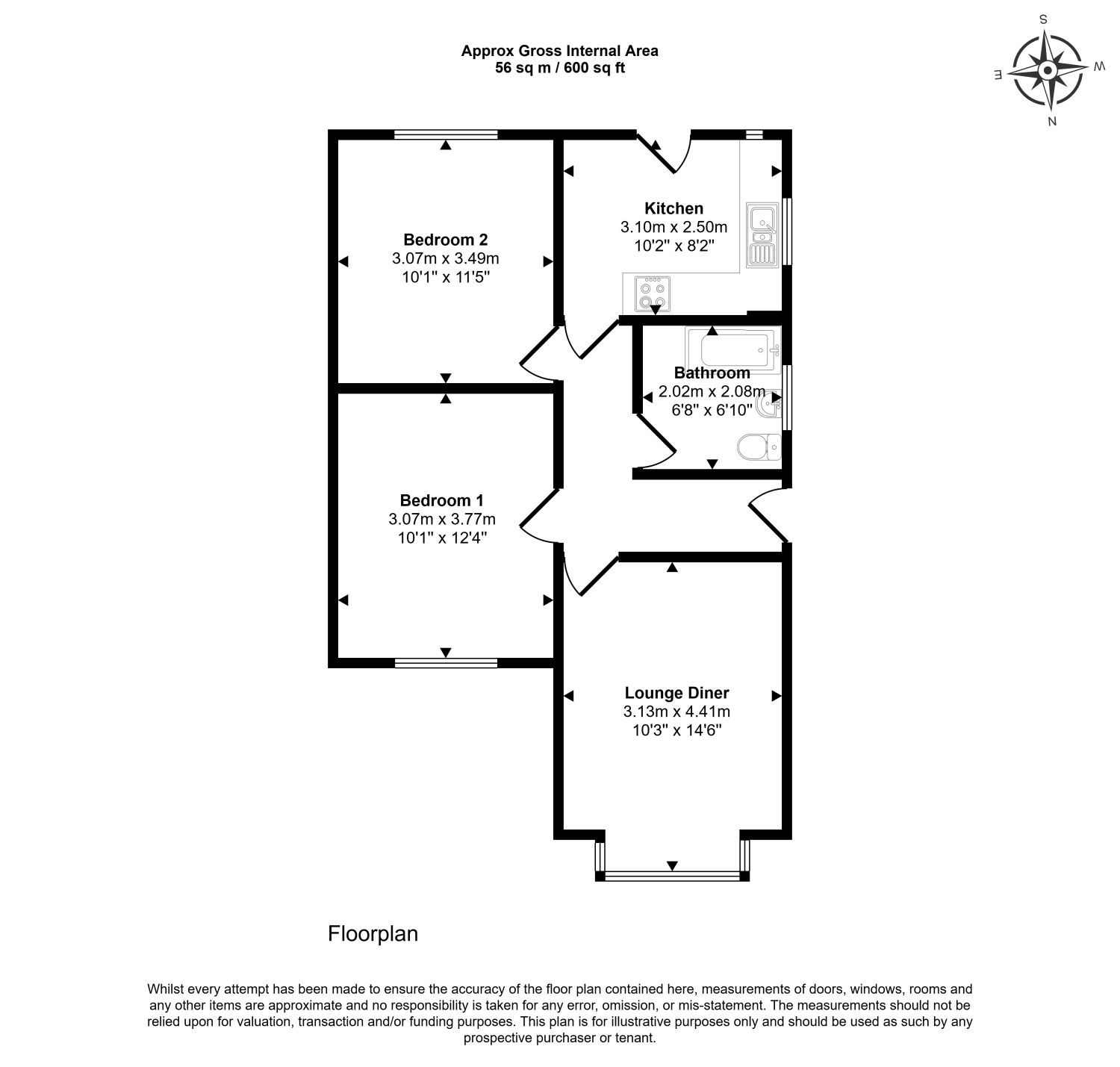 7, Gorse Avenue, West Sussex floorplan