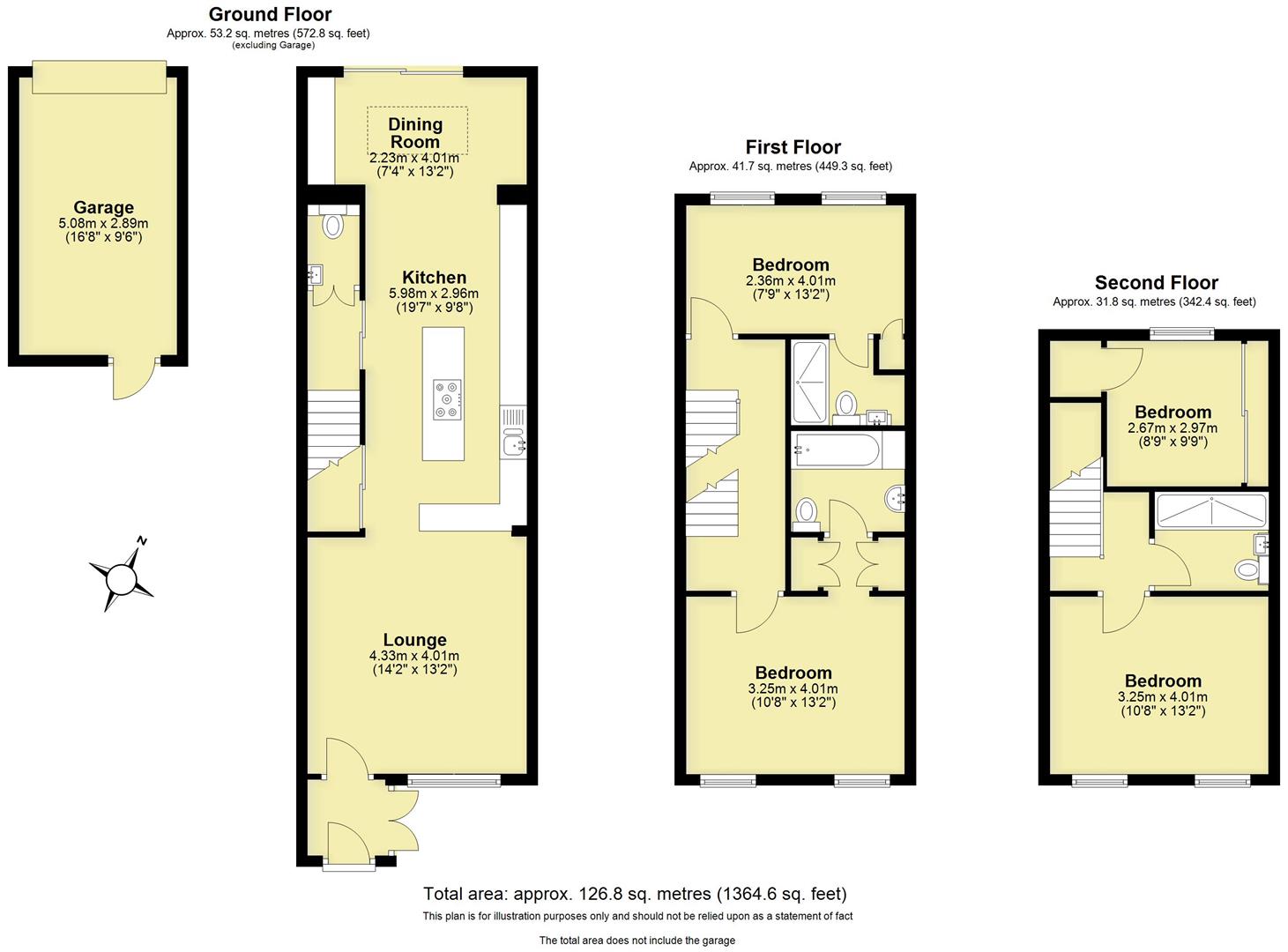 16a, West Street, Warwick floorplan