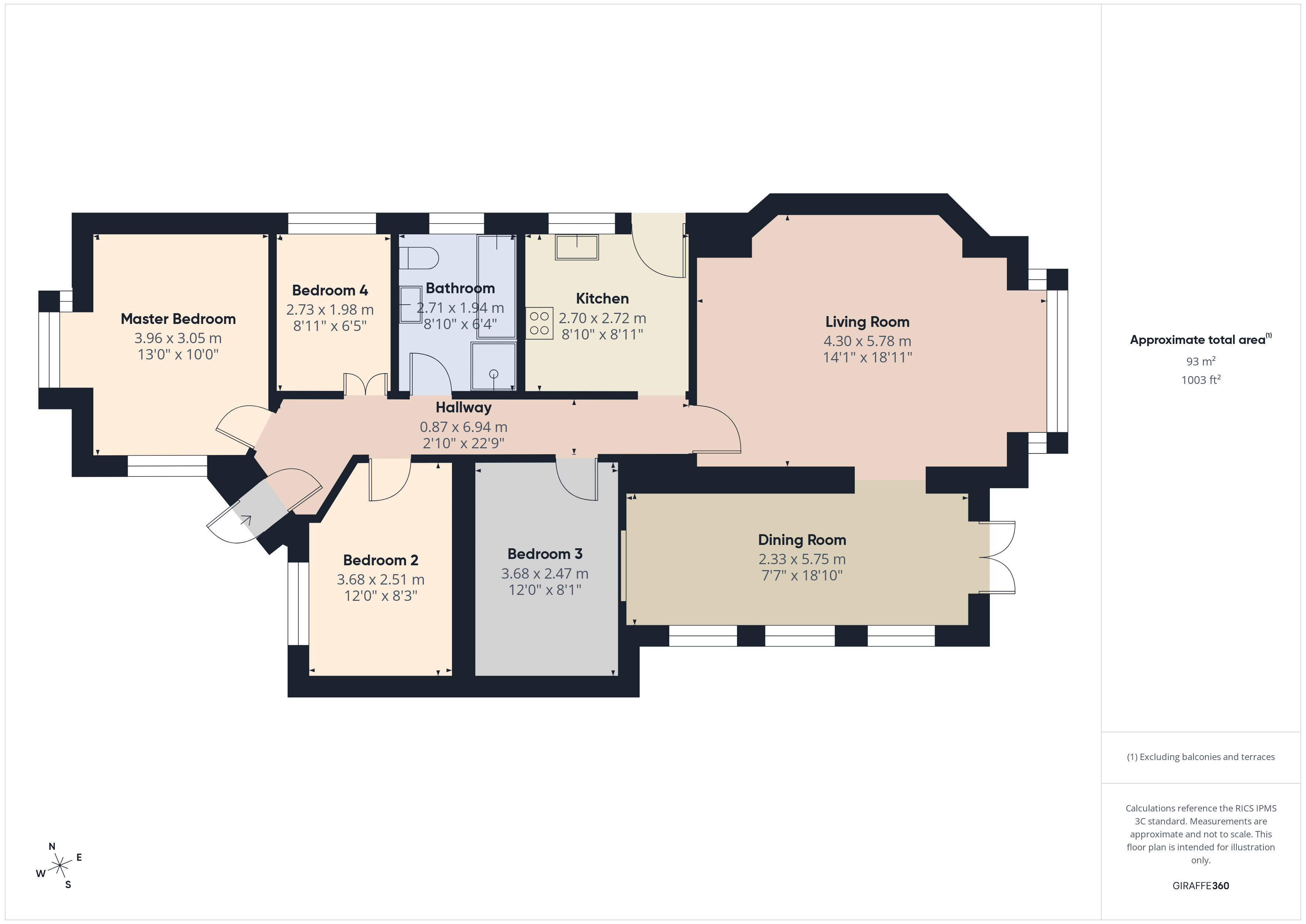 48, Wellington Road, Surrey floorplan