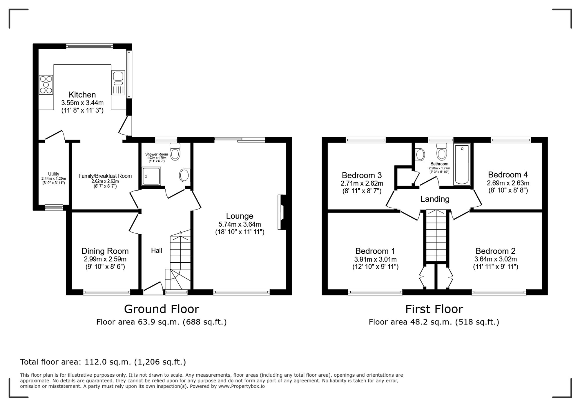 55 Parc-y-Bryn, Cardiff floorplan