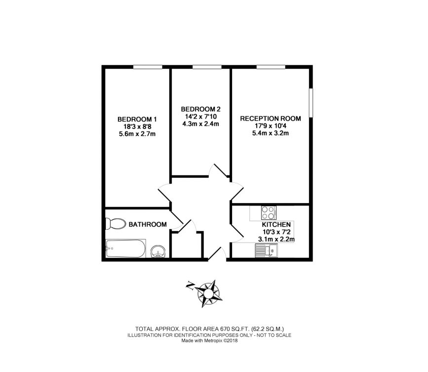 1, York floorplan
