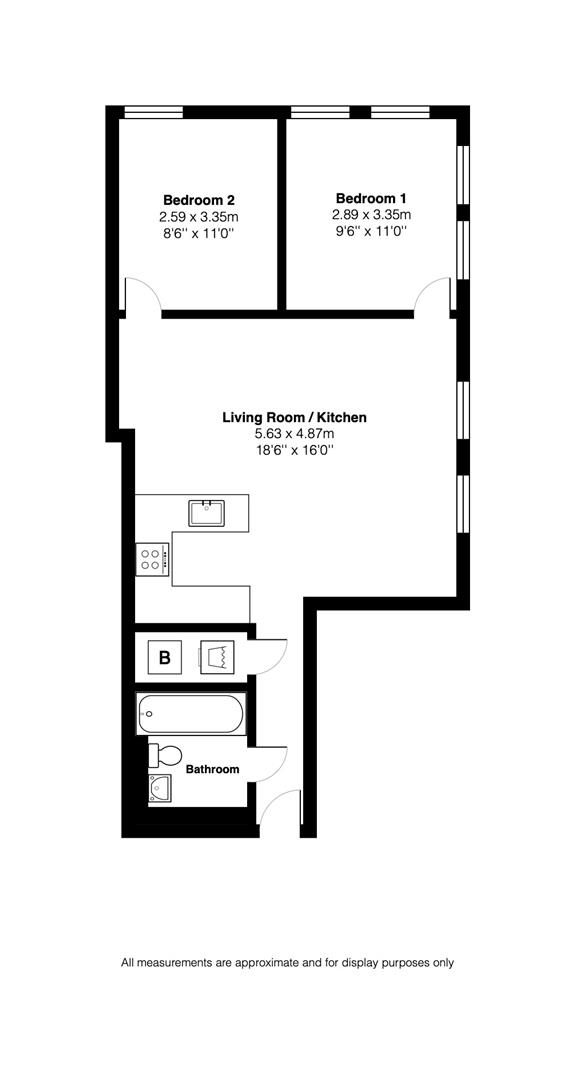Rockingham Road, Uxbridge floorplan