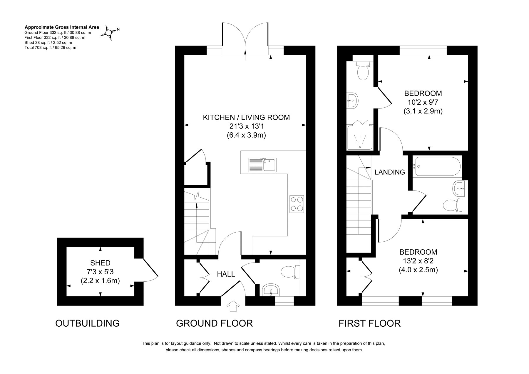 59, Beldam Bridge Gardens, Woking floorplan