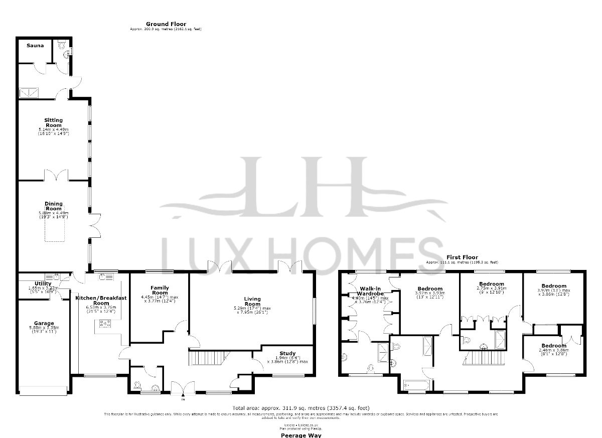 6 Peerage Way, Hornchurch floorplan