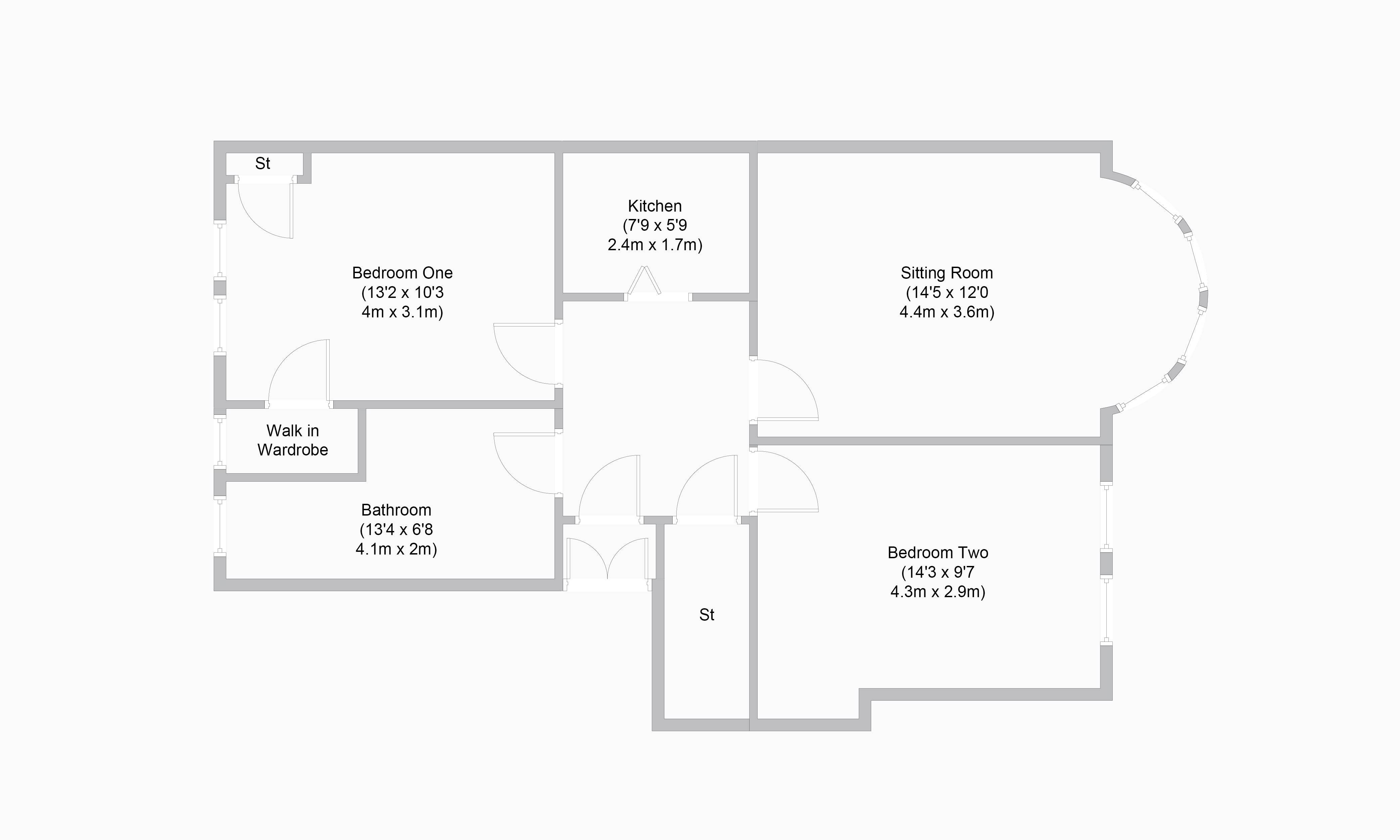 2 Bedrooms Flat for sale in Dundrennan Road, Flat 1/1, Battlefield, Glasgow G42