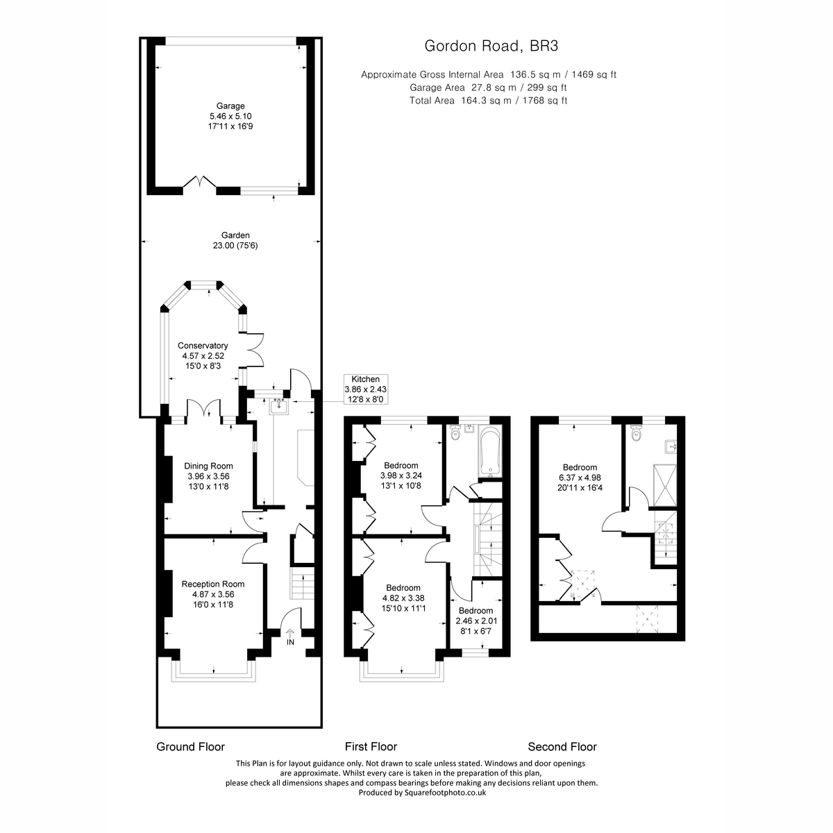 15, Gordon Road, Beckenham floorplan