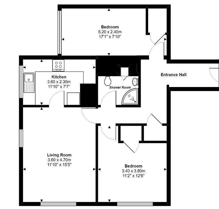2 Bedrooms Flat to rent in The Haybridge, Haybridge Road TF1