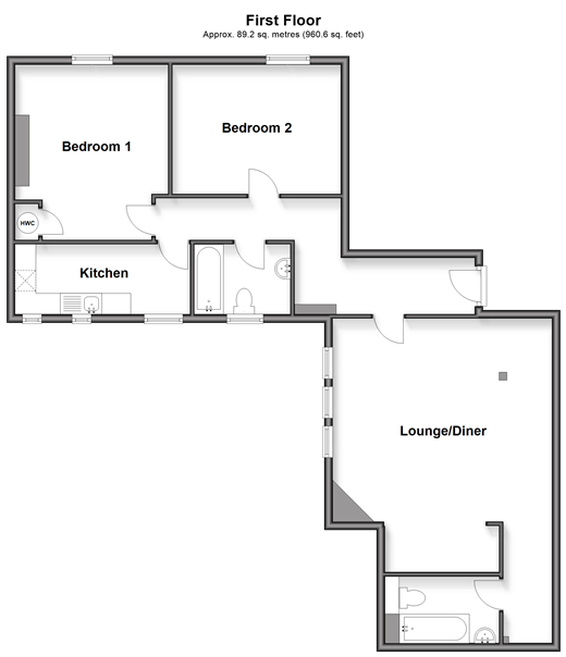 New Street, Dover floorplan