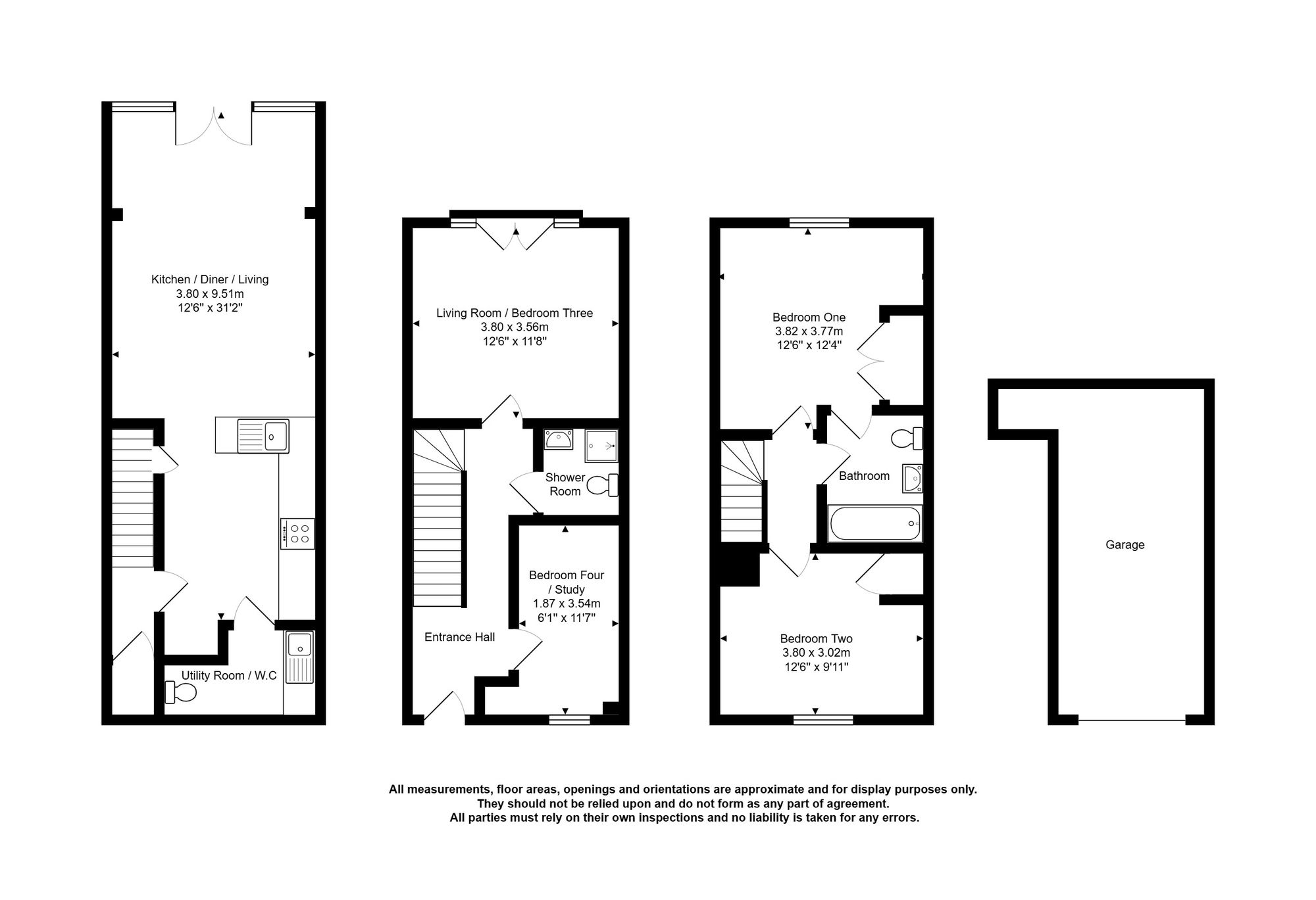 3 Rosebery Road, Leicester floorplan