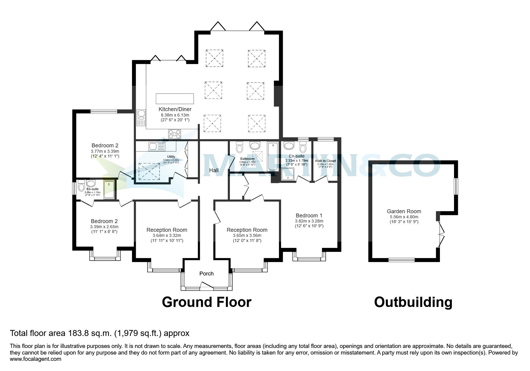 La Cachett, Rounce Lane, Woking floorplan