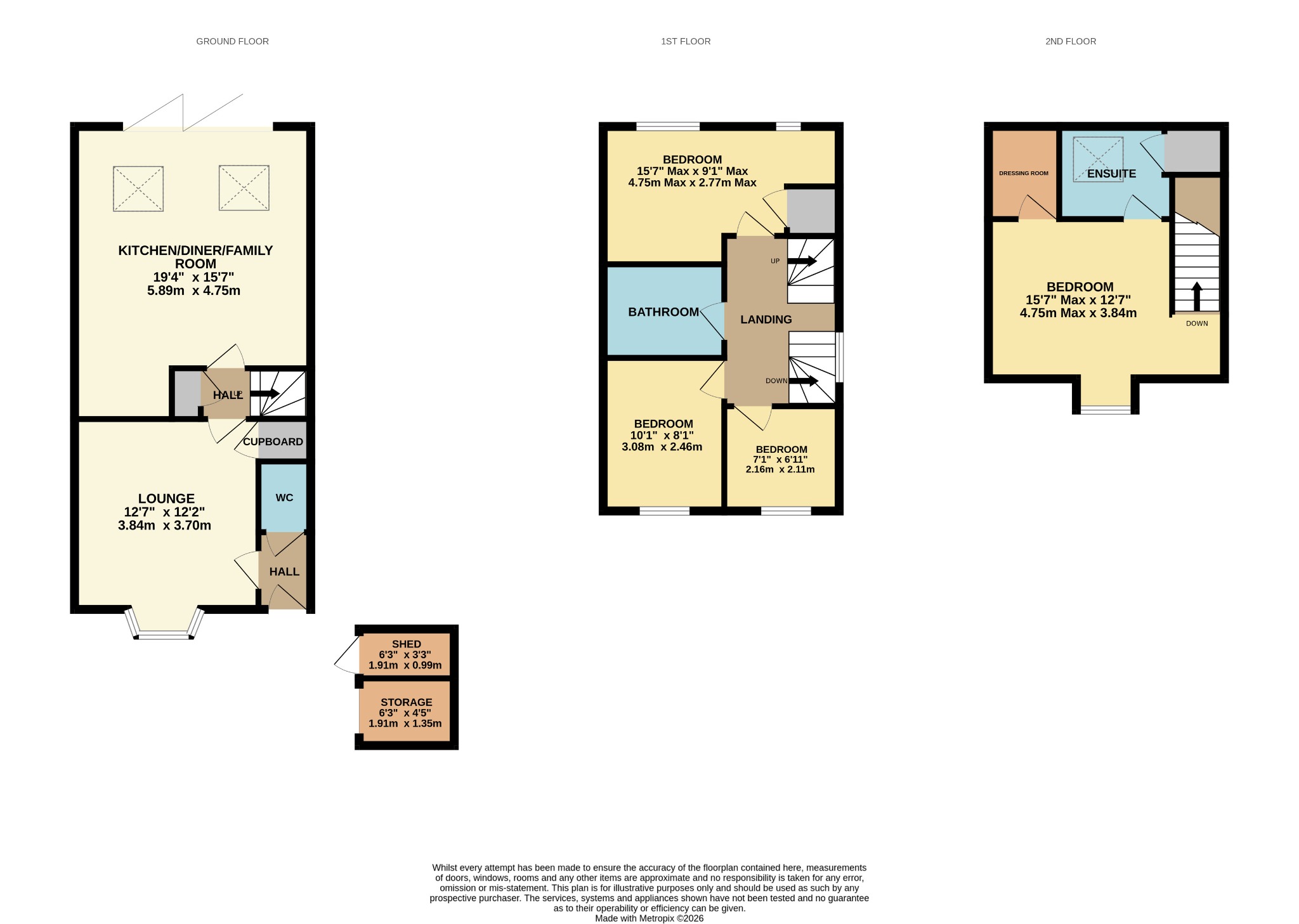 14 Celandine Close, Bicester, Oxfordshire floorplan