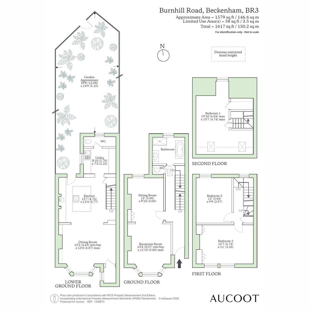 26, Burnhill Road, London floorplan