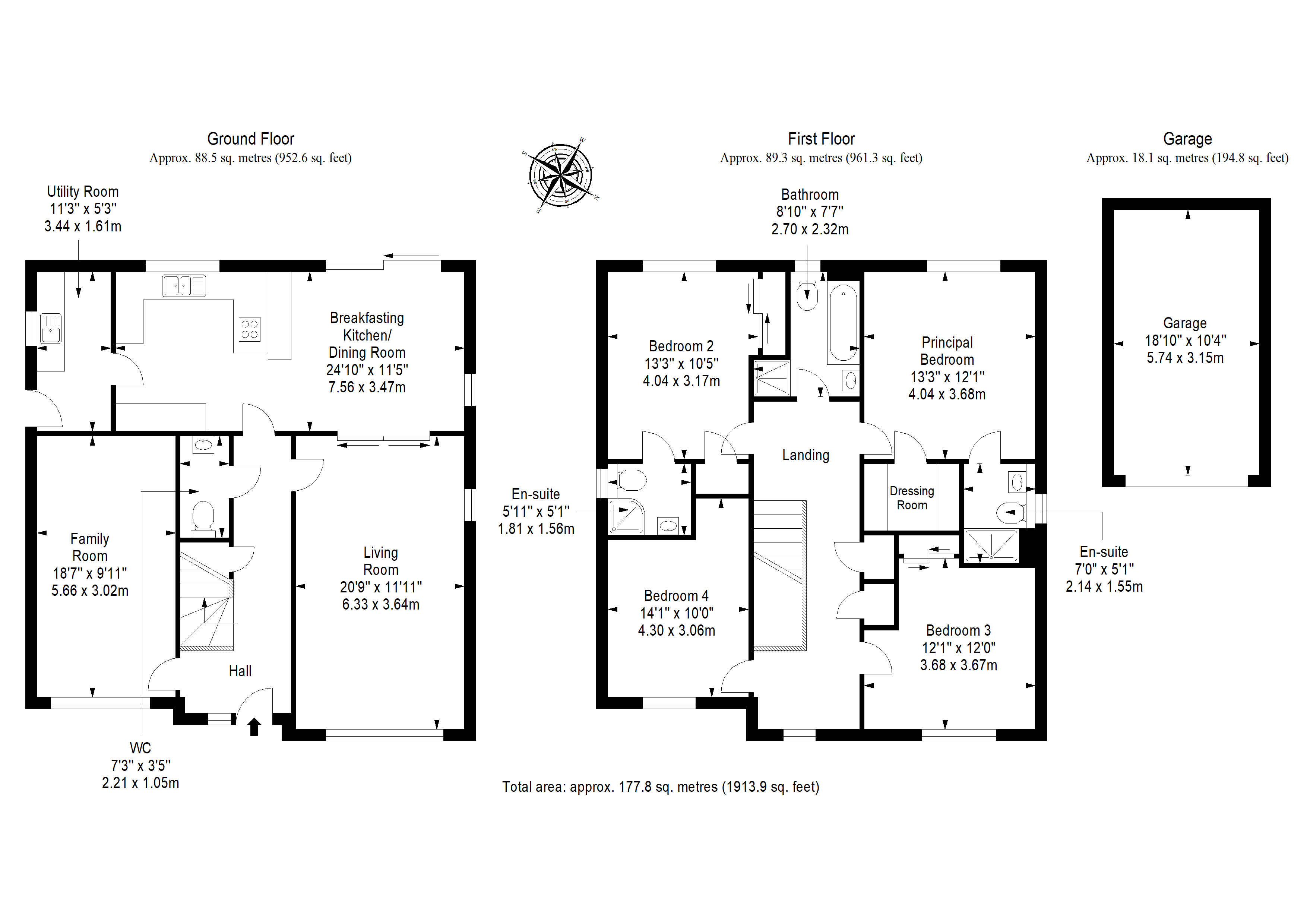 10, William Crescent, Haddington floorplan