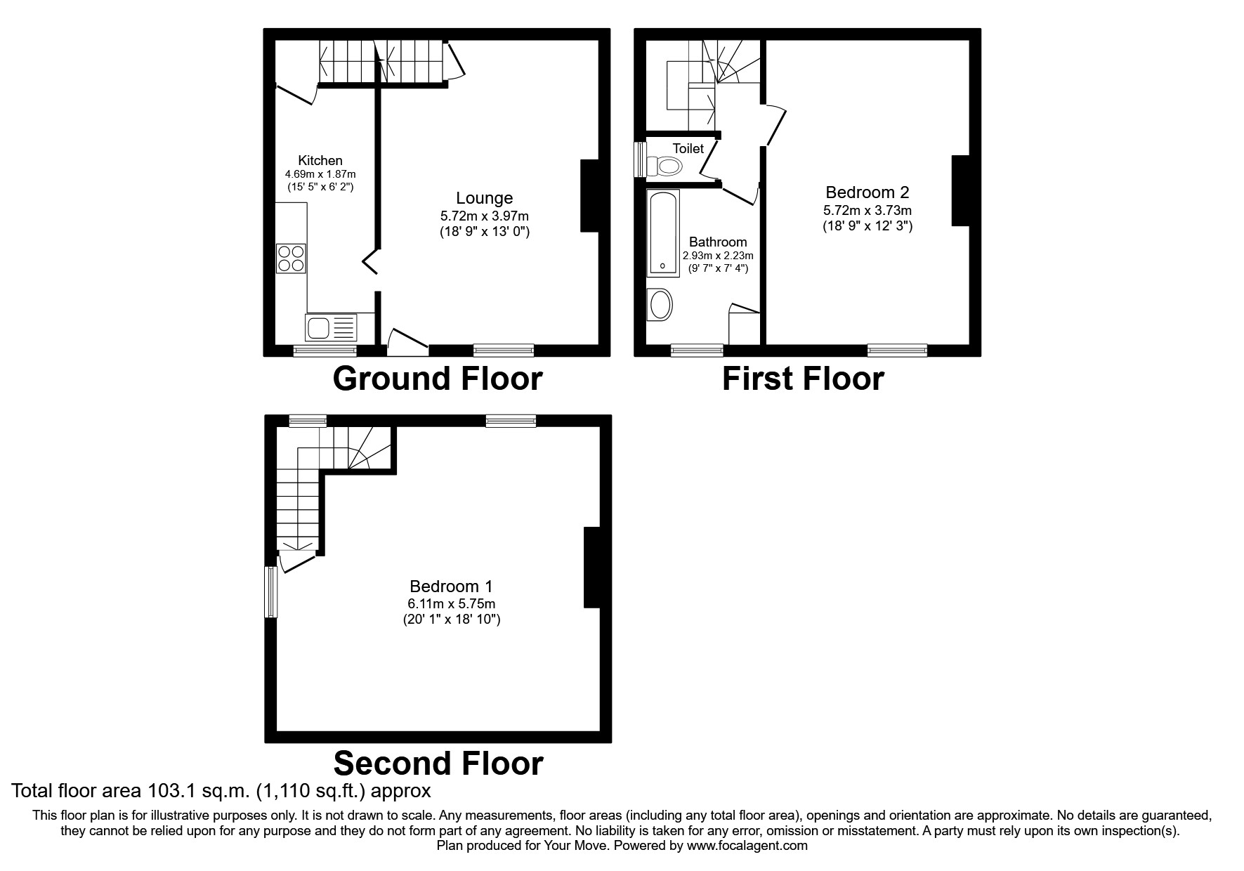 Sunny Grove, Churwell, Morley, Leeds LS27, 2 bedroom end terrace house