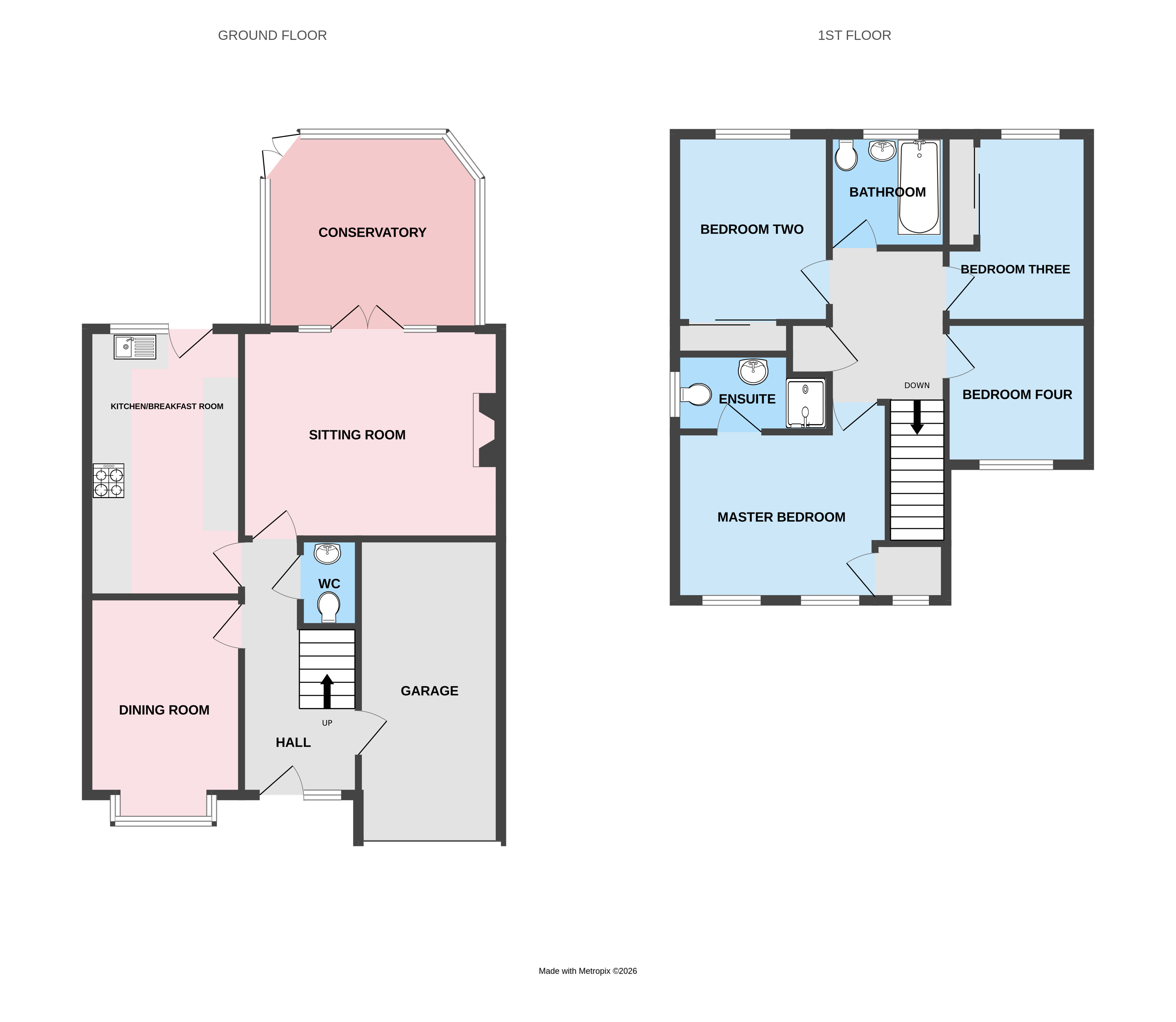 125, Majestic Way, Telford floorplan