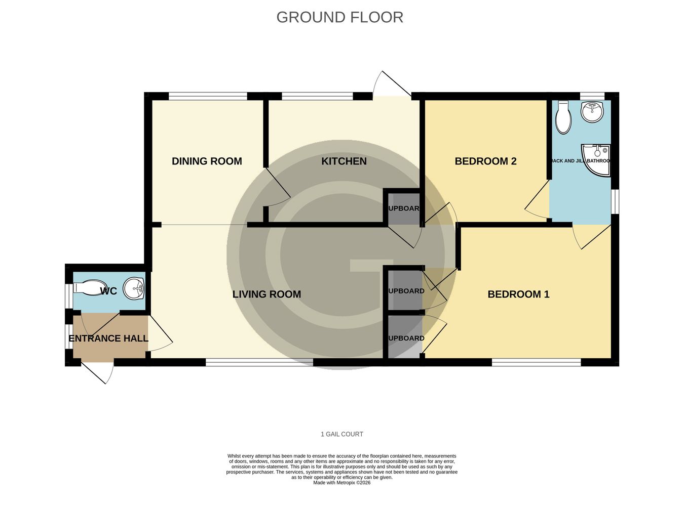 1 Gail Court, 1 Glyne Ascent, Bexhill on Sea floorplan