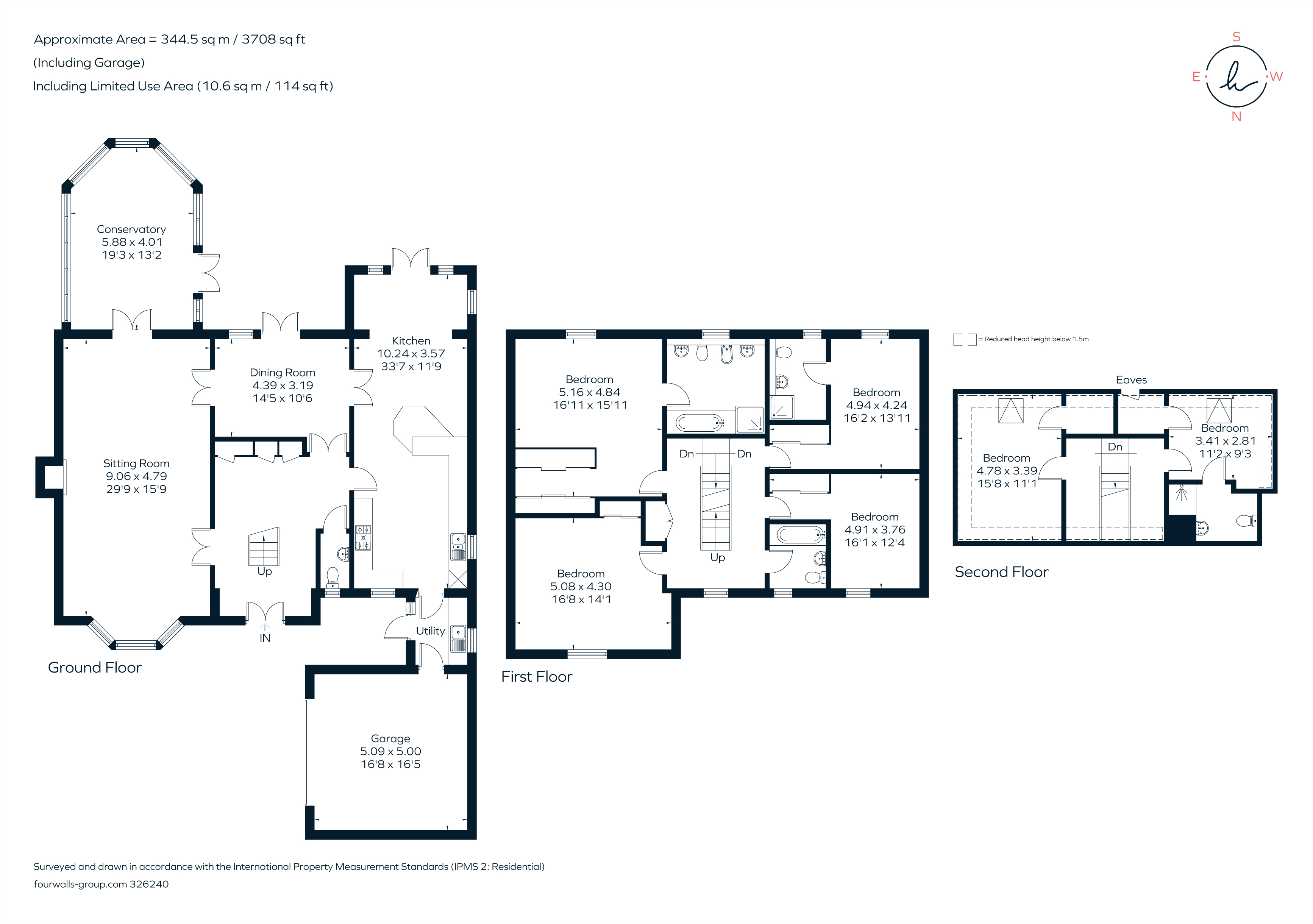 Chantlers House, 22, Holmewood Ridge, Langton Green floorplan