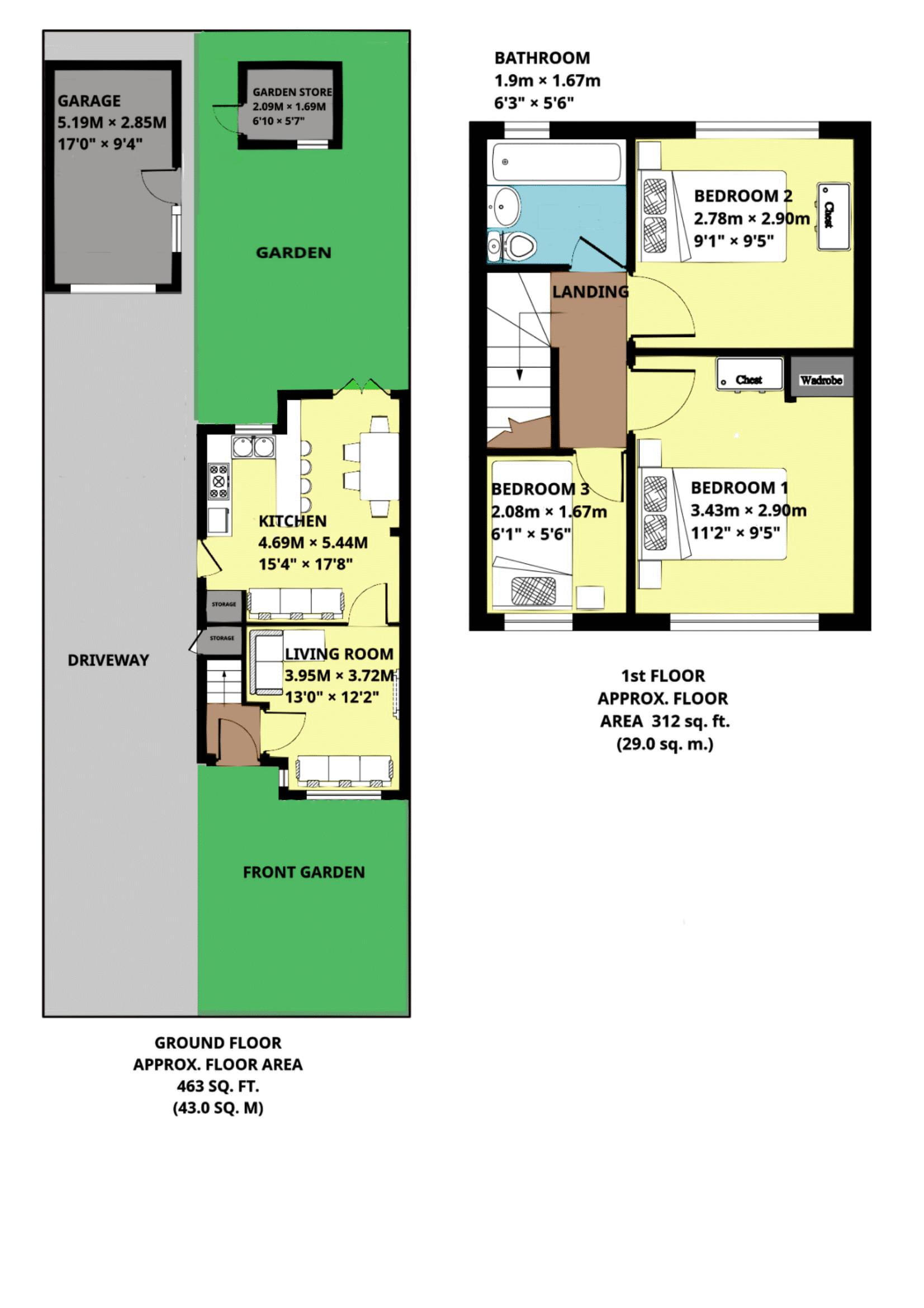 3 Bedrooms Semi-detached house for sale in Kirkdale View, Leeds LS12