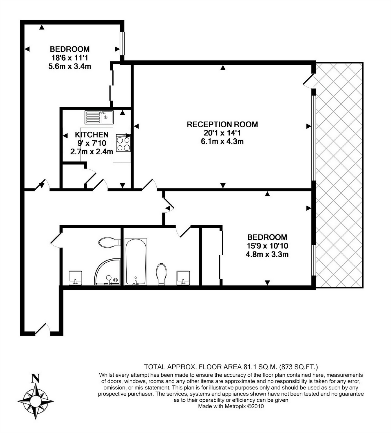 2 Bedrooms Flat to rent in Antonine Heights, City Walk, London Bridge SE1