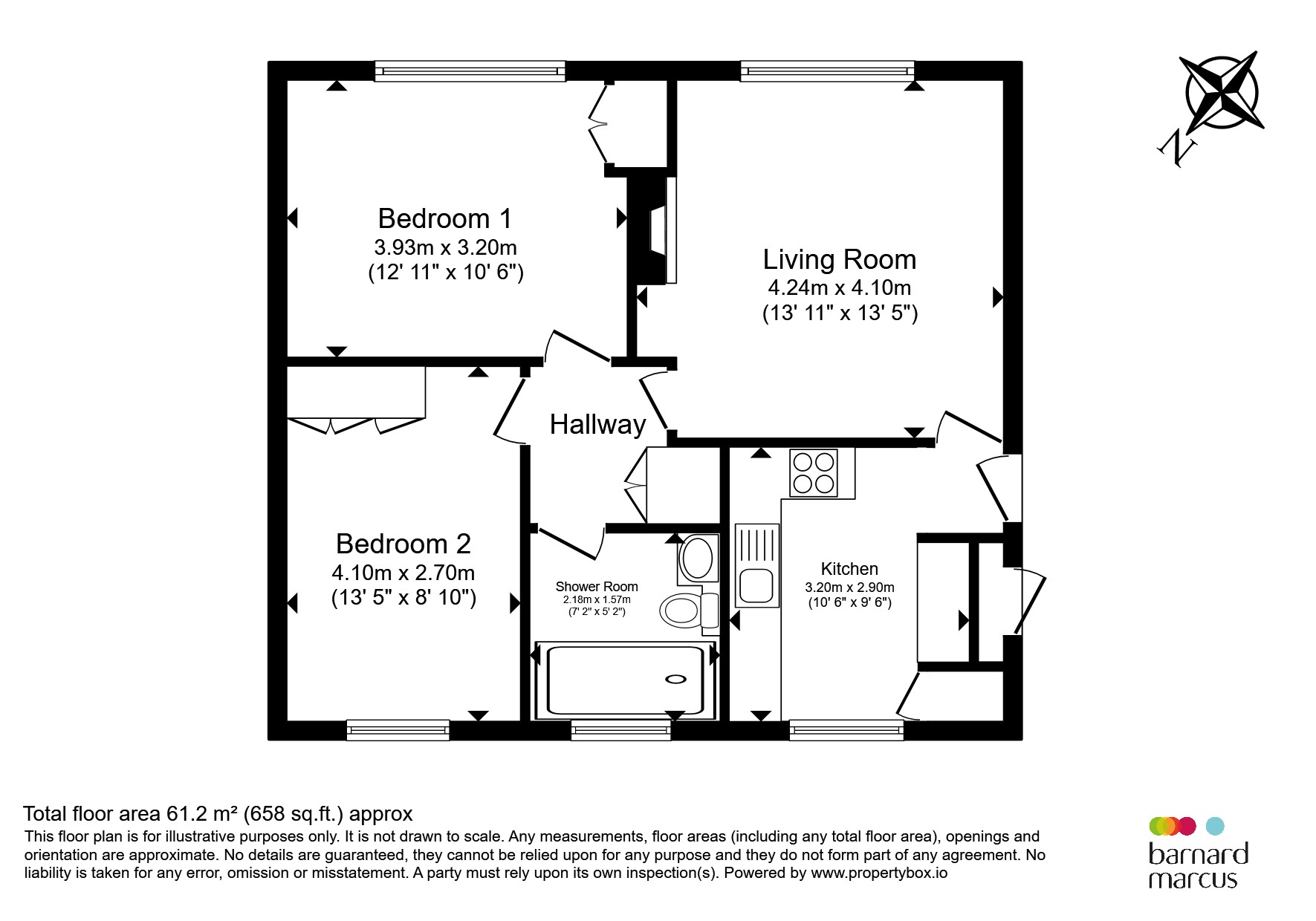 66, Spring Road, Feltham floorplan