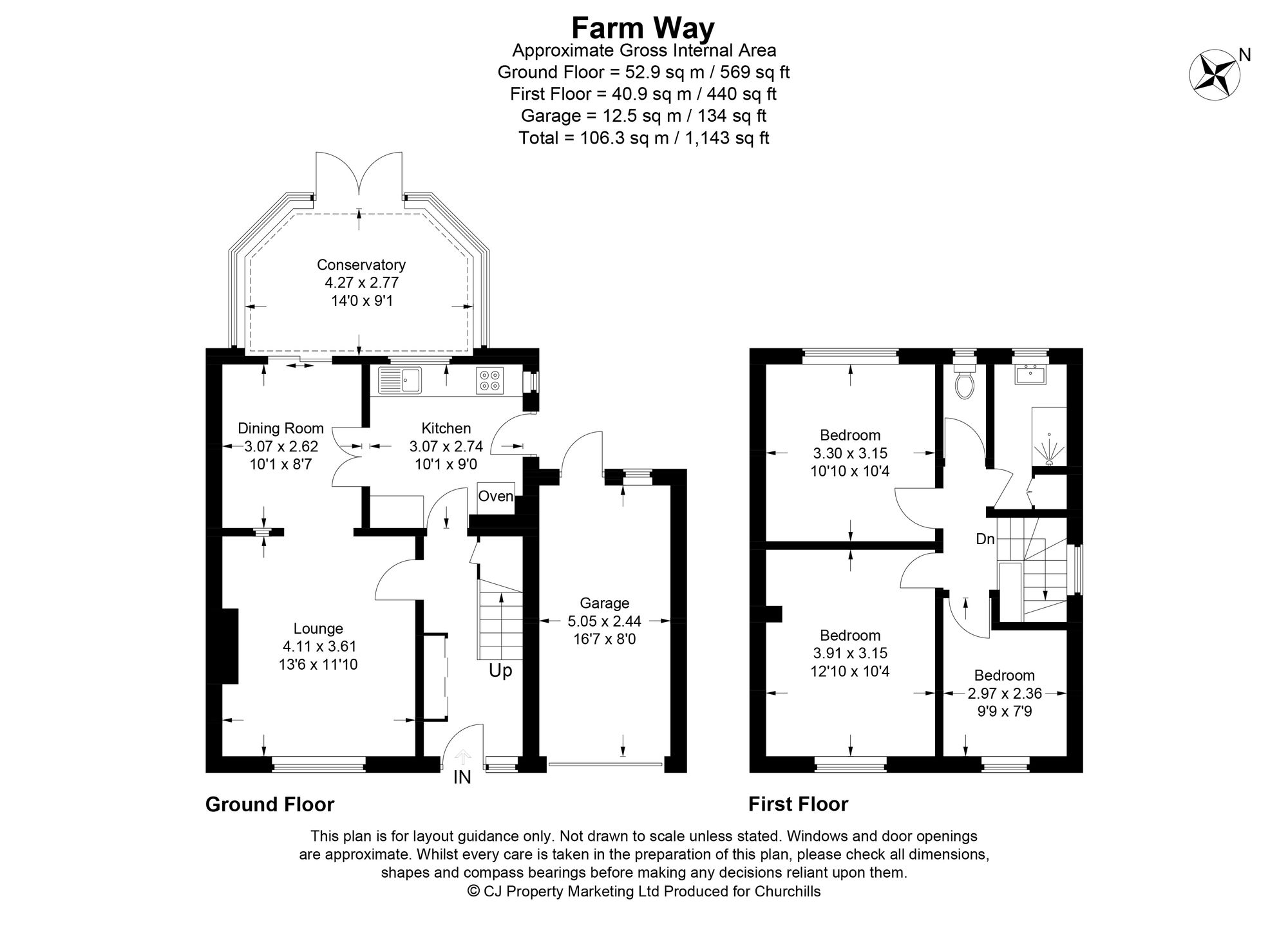 35 Farm Way, Bushey floorplan