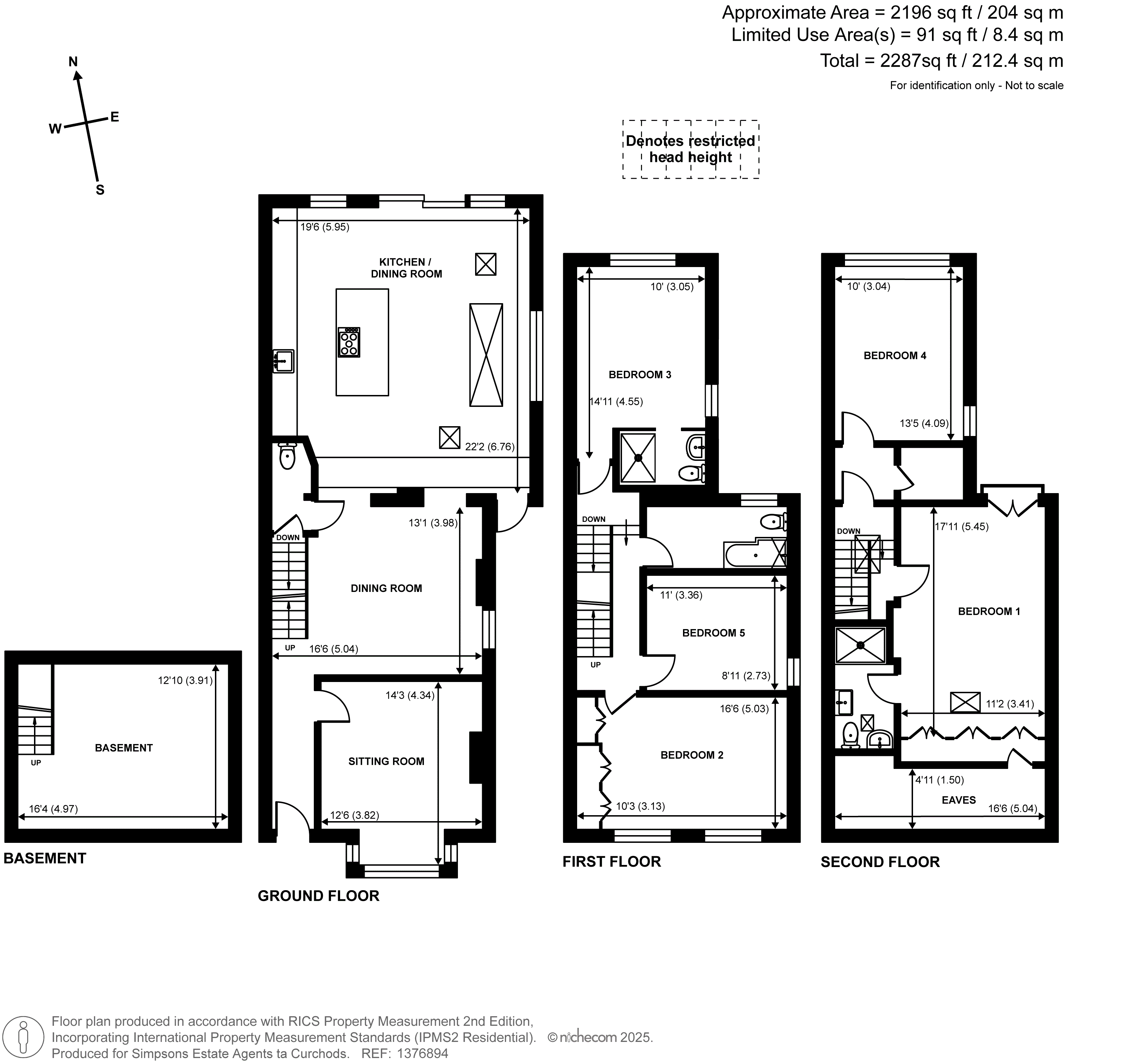 Summer Road, Thames Ditton floorplan