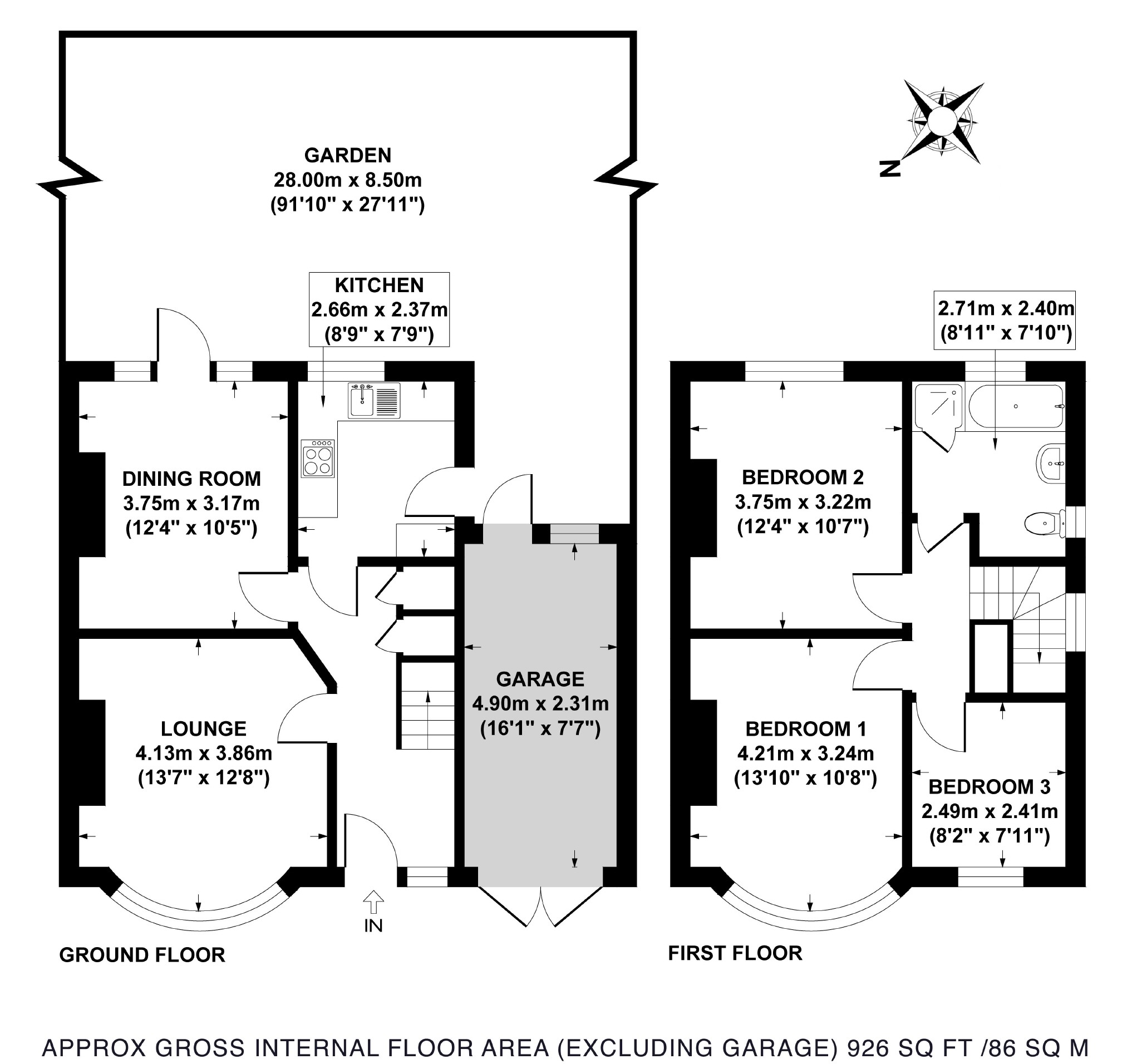 Potter Street, Northwood floorplan