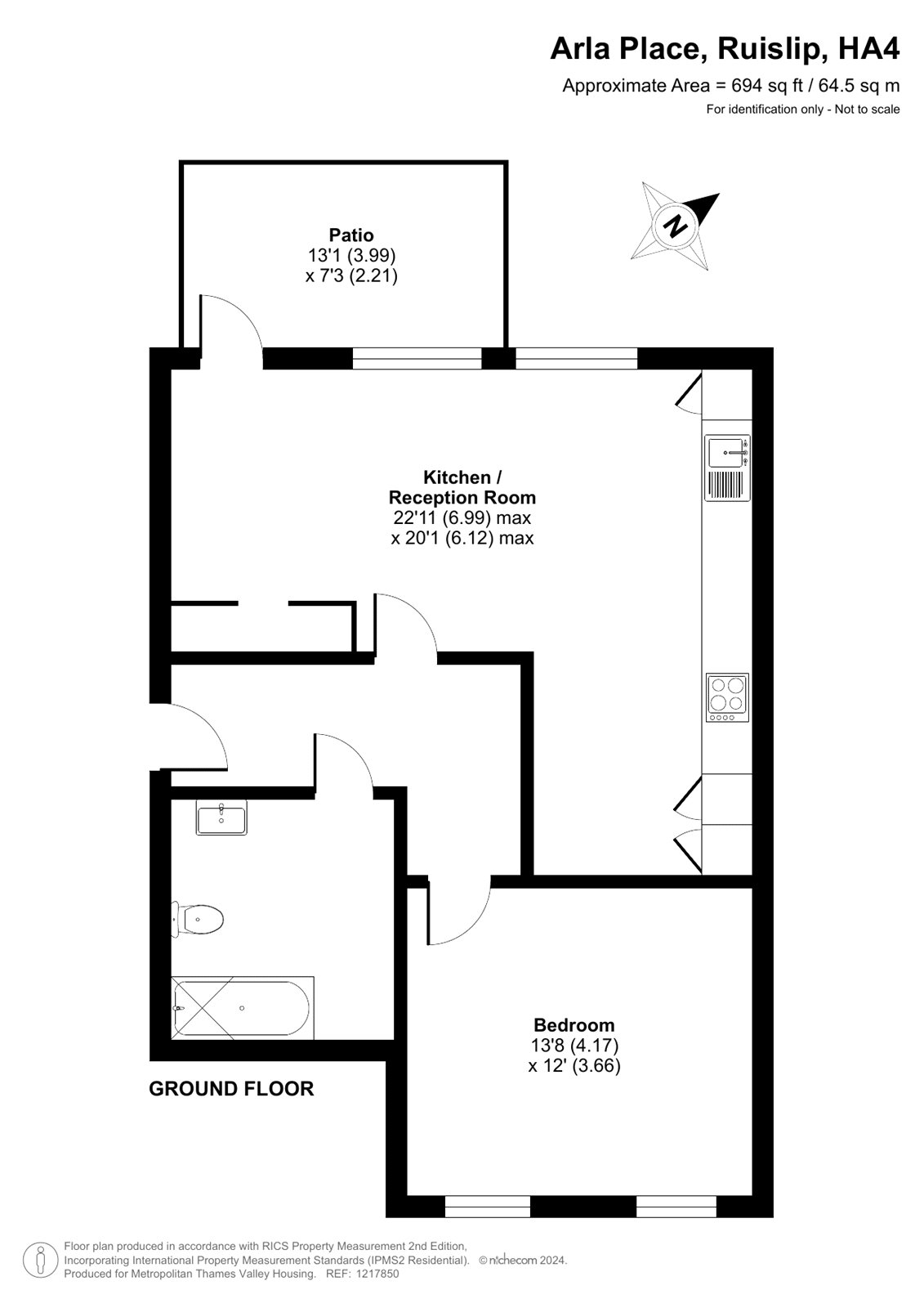 MTVH OR, 2,, Dolomite Court, Ruislip floorplan