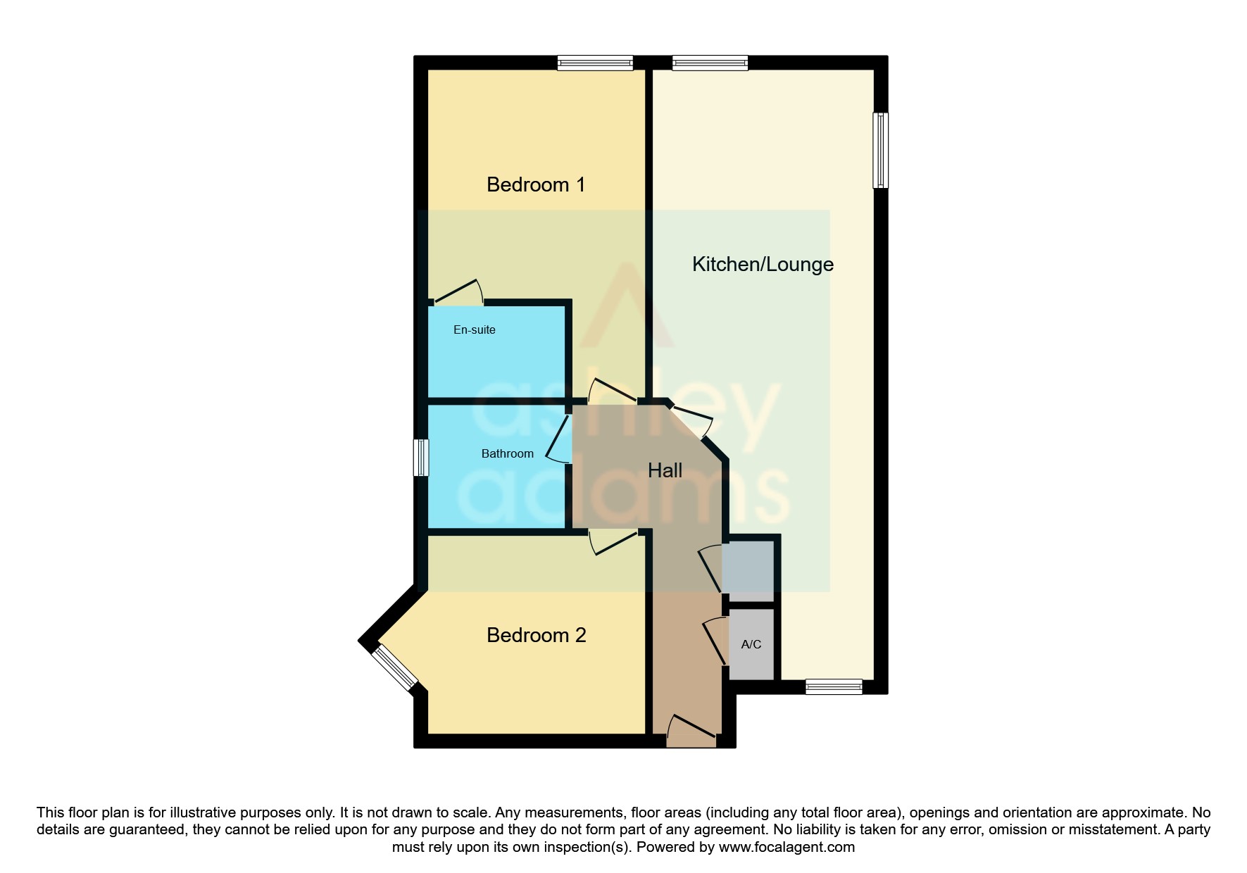 Apartment 22, Vicarage Place, 55, Ashbourne Road, Derby floorplan