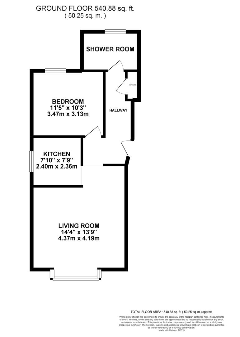 1 Bedrooms Flat for sale in Christ Church Courtyard, London Road, St. Leonards-On-Sea TN37