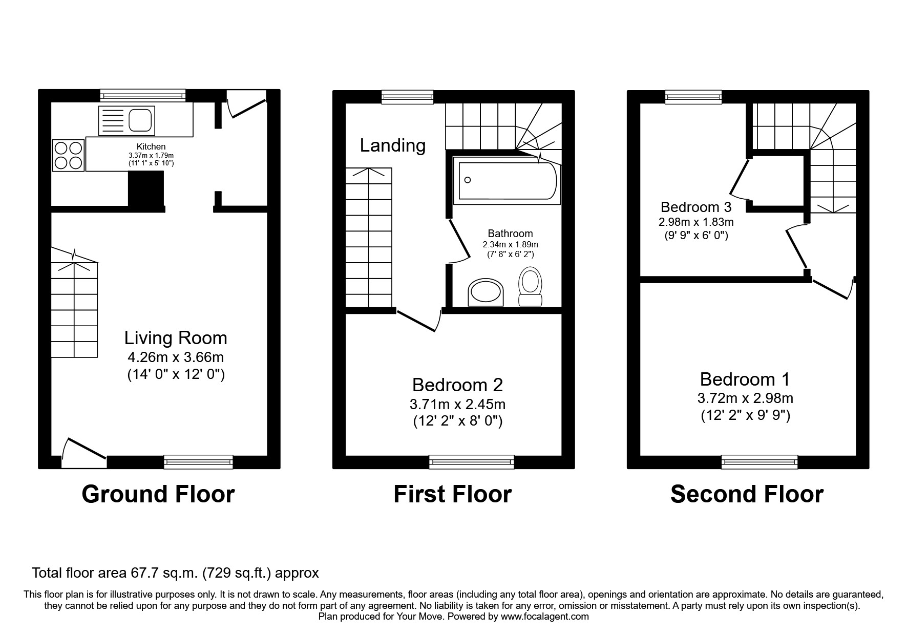 1, Hurst Road, Coventry floorplan