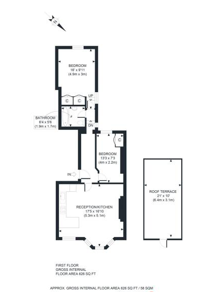 2 Bedrooms Flat to rent in Shirlock Road, Belsize Park NW3