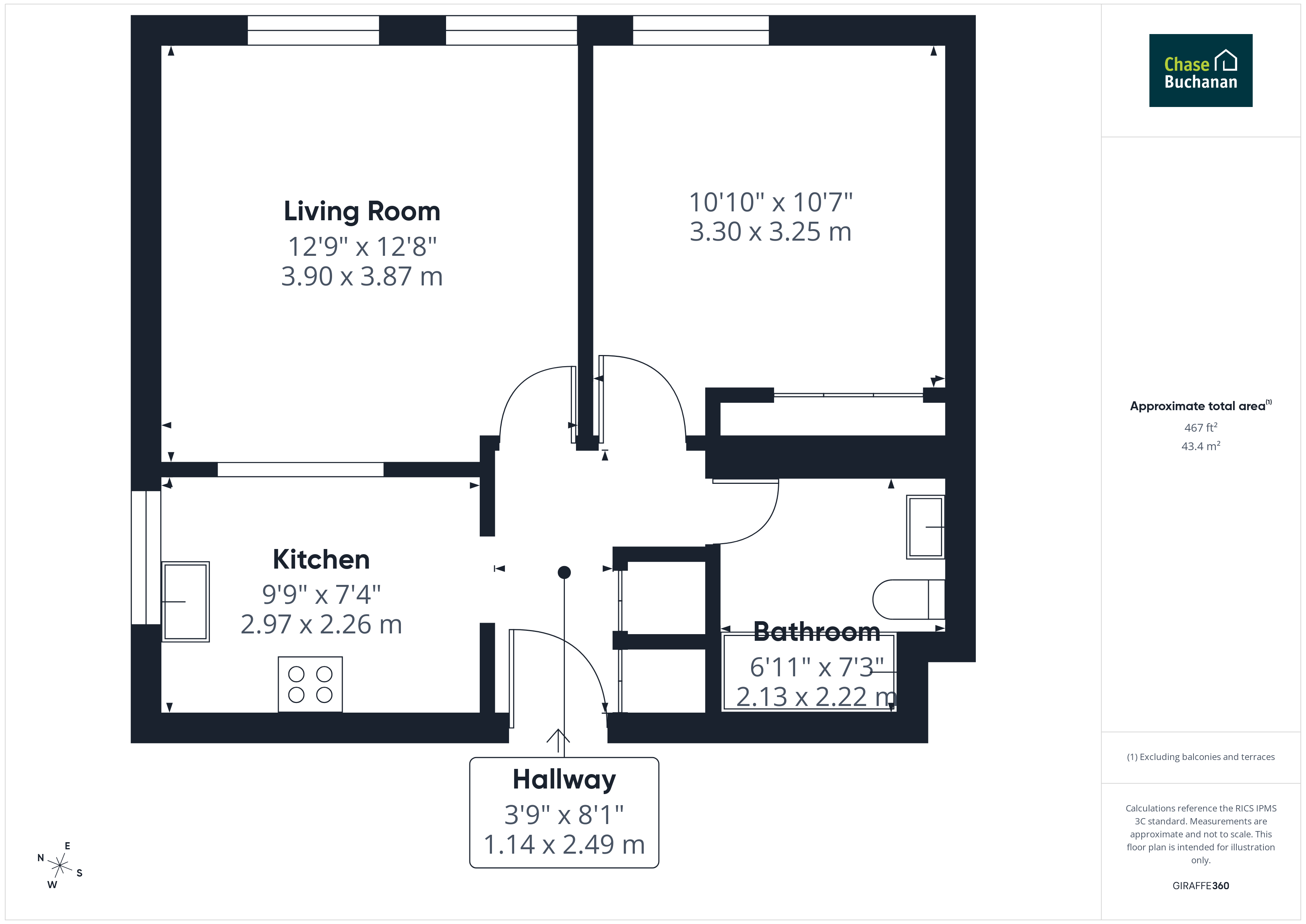 7, Cranemead Court, Twickenham floorplan