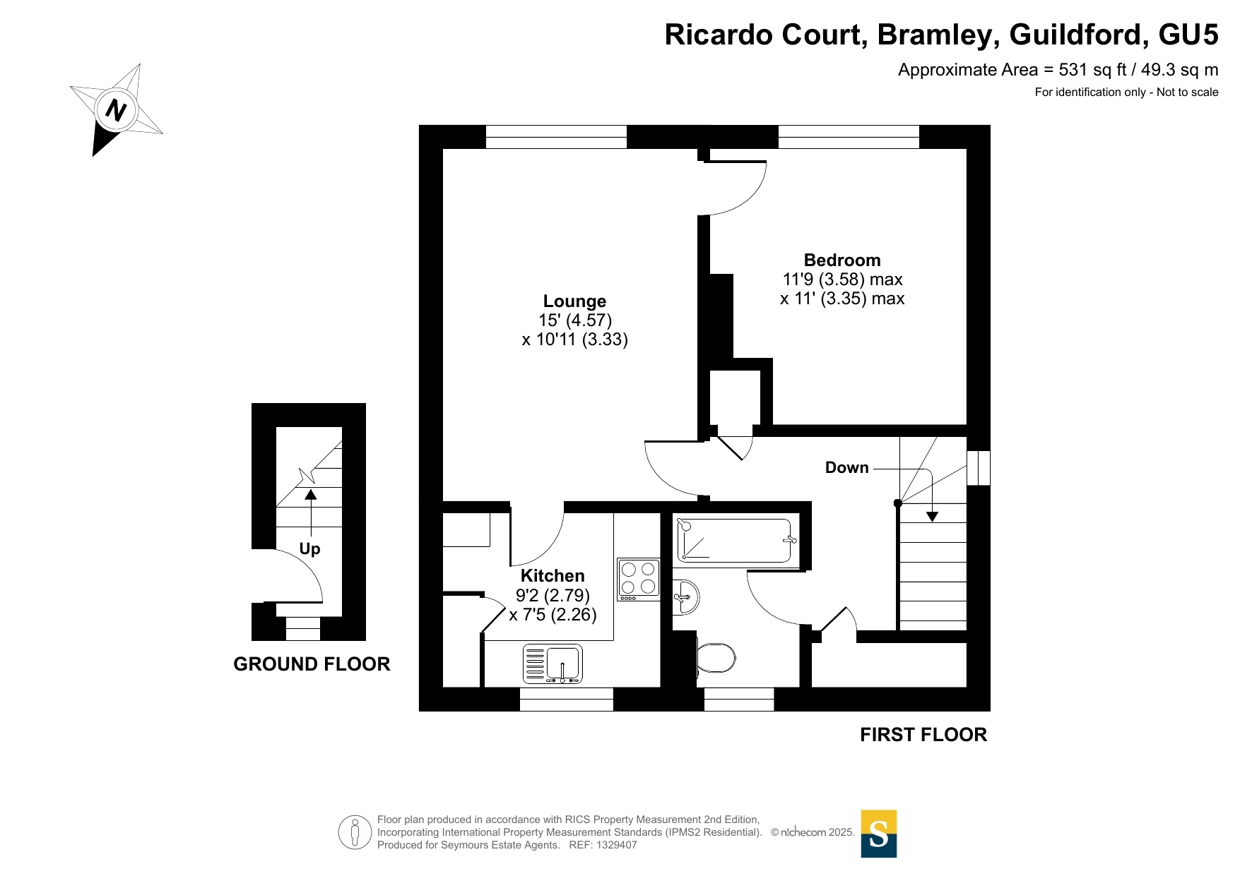 22, Ricardo Court, Guildford floorplan